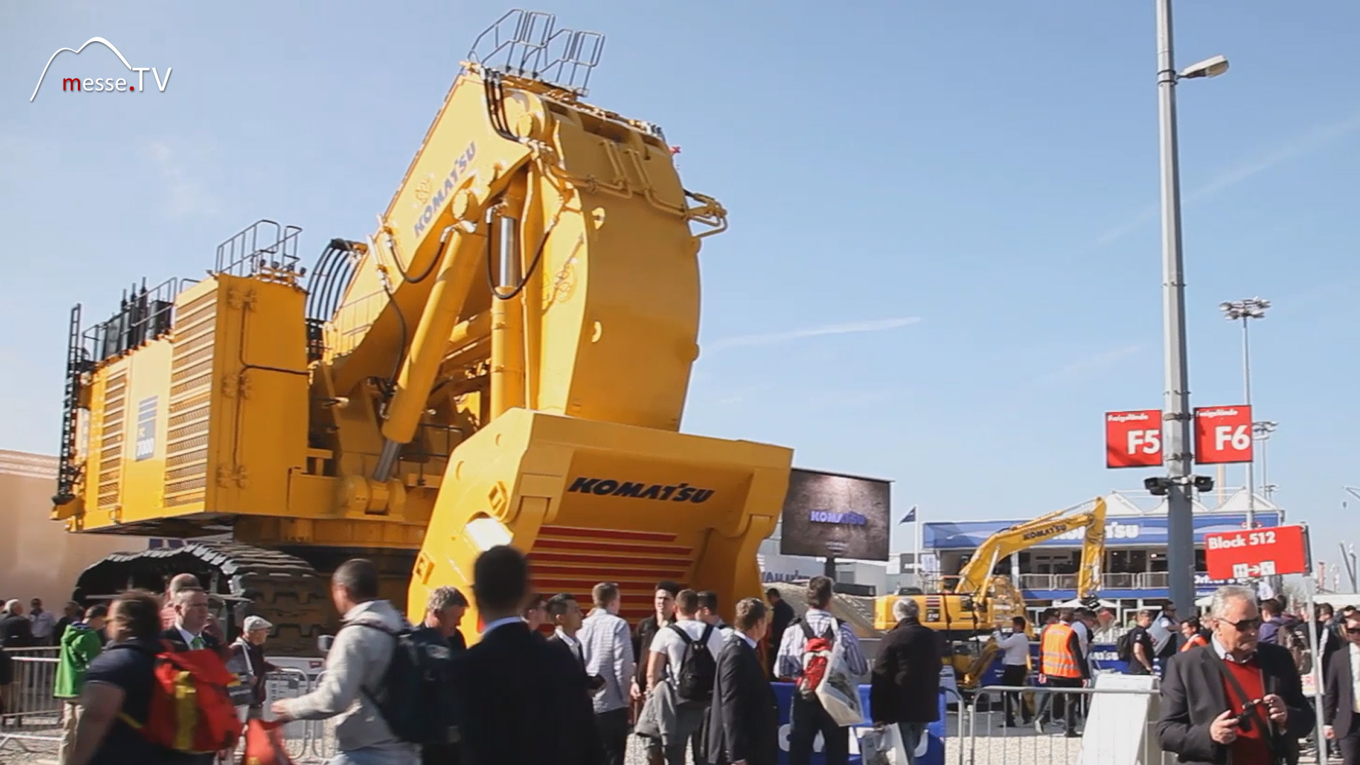 Bagger Komatsu bauma München