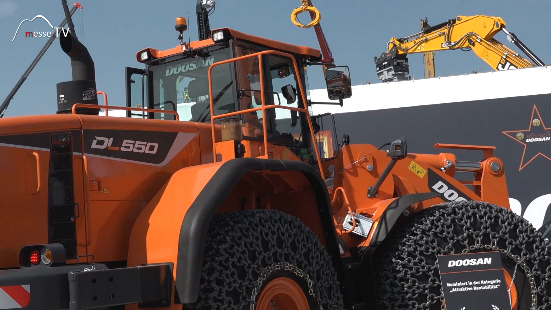 Doosan Radlader DL 550 bauma München 2016