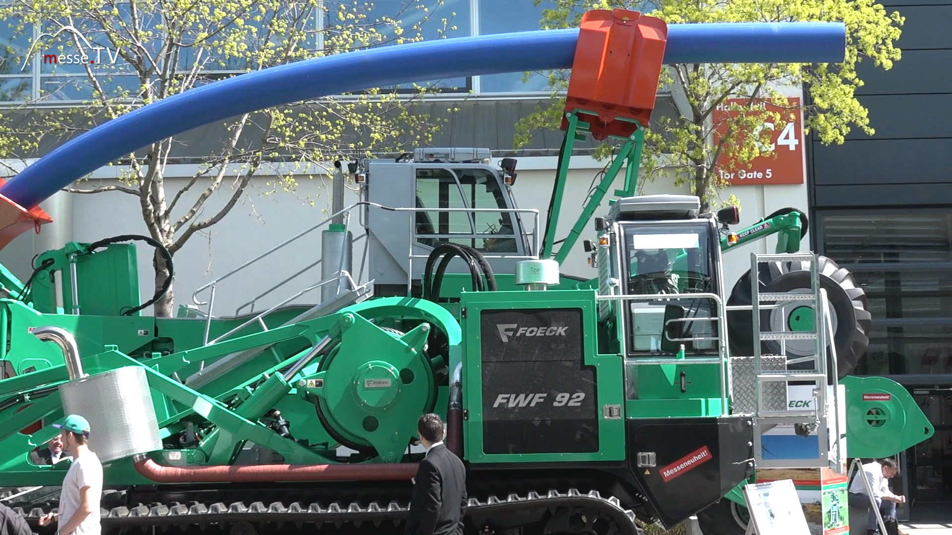 FOECK grabenlose Rohr und Kabelverlegung Messeauftritt Freigelände bauma München