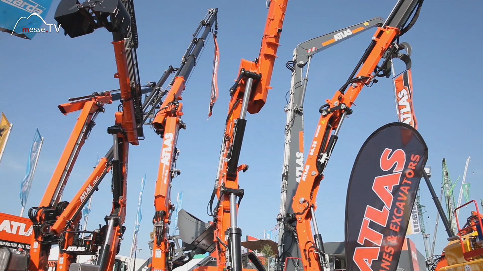 Kräne bauma 2016 Freigelände Messe München