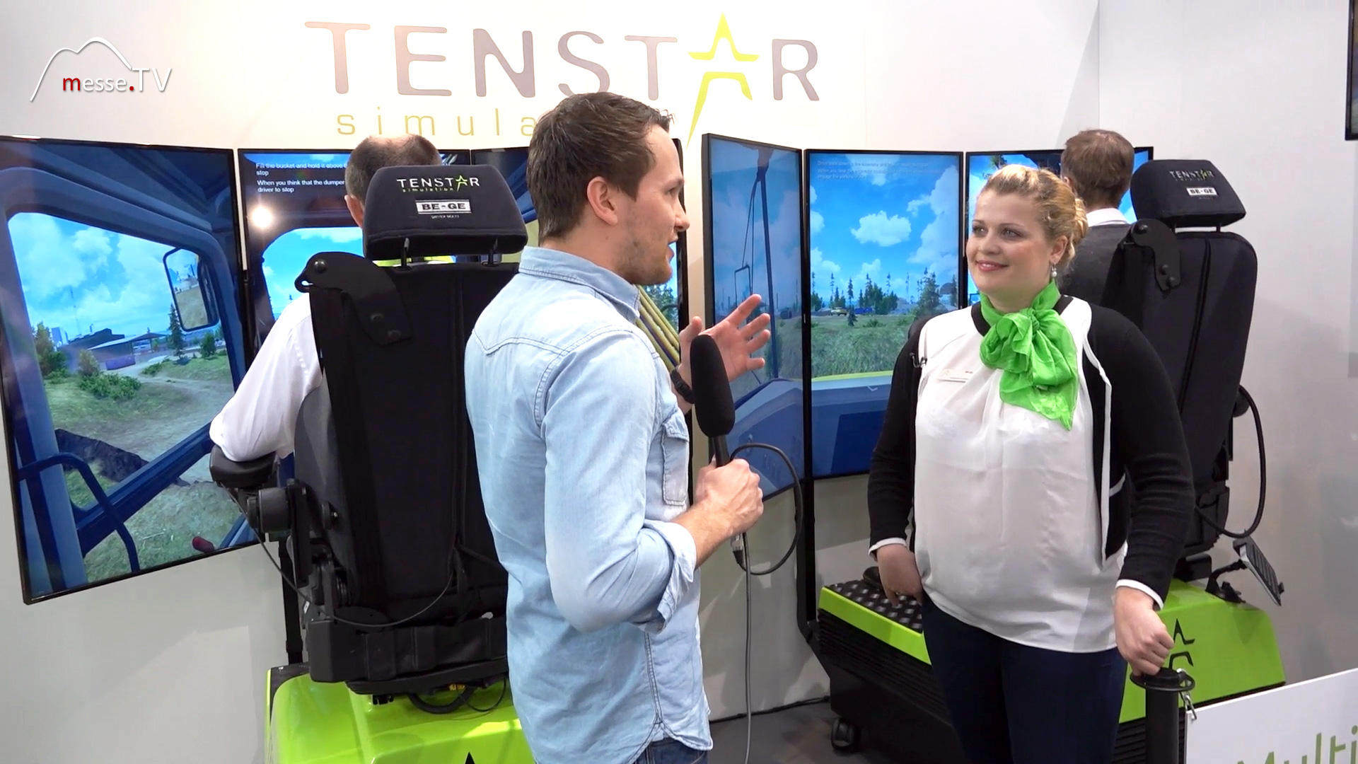 Messe TV Berichterstattung Tenstar Simulation bauma 2016 Messe München