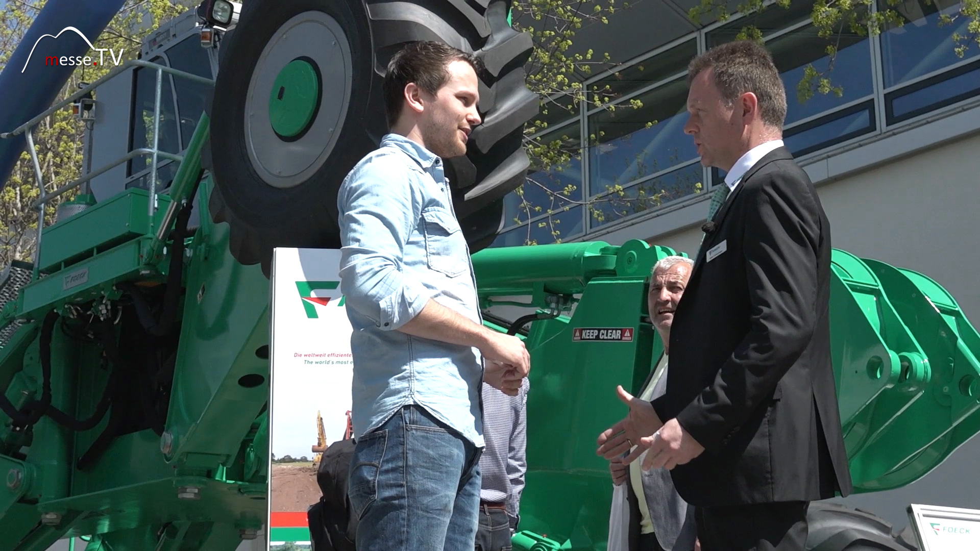 Messe.TV Beitrag Walter Föckersperger FOECK mit Moderator Felix Rother