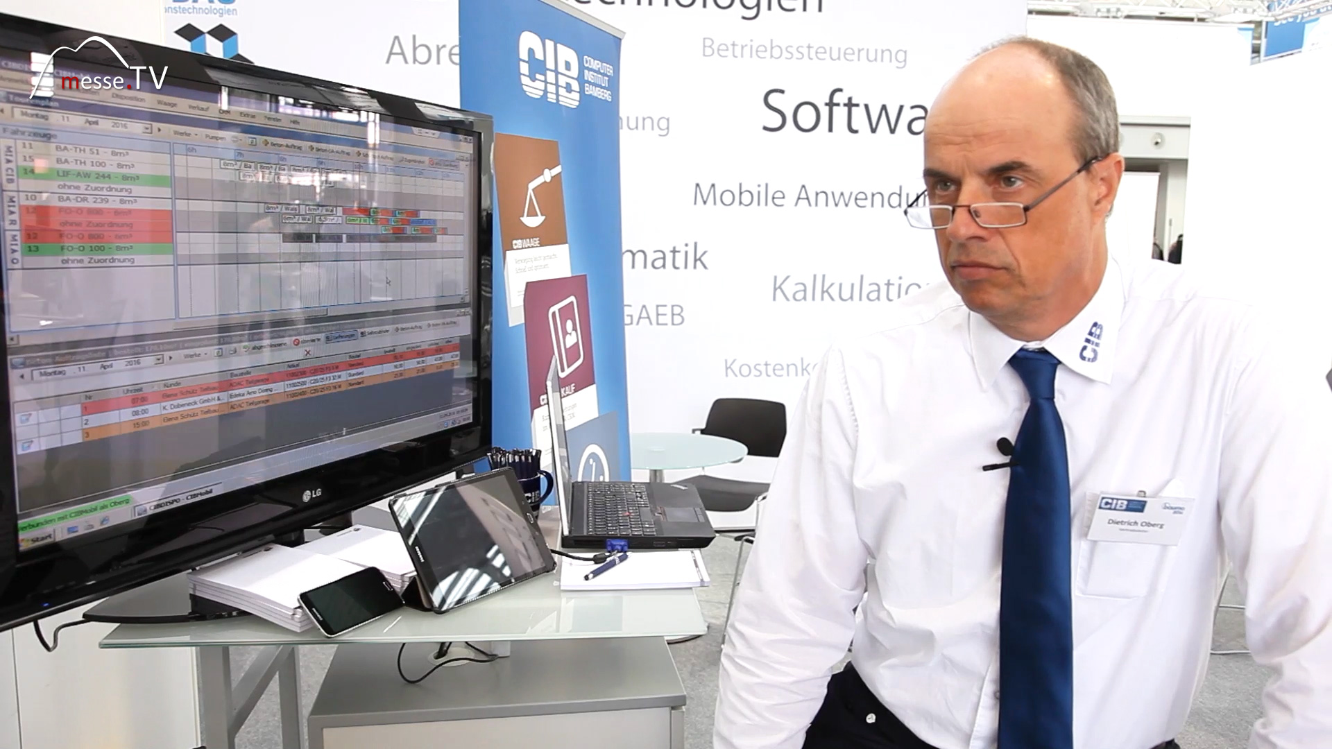 MesseTV Interview Dietrich Oberg CIB bauma 2016