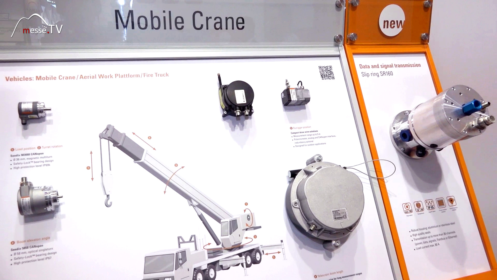 Mobile Automation Beispiel Mobilkran Kübler bauma 2016 Messe Muenchen