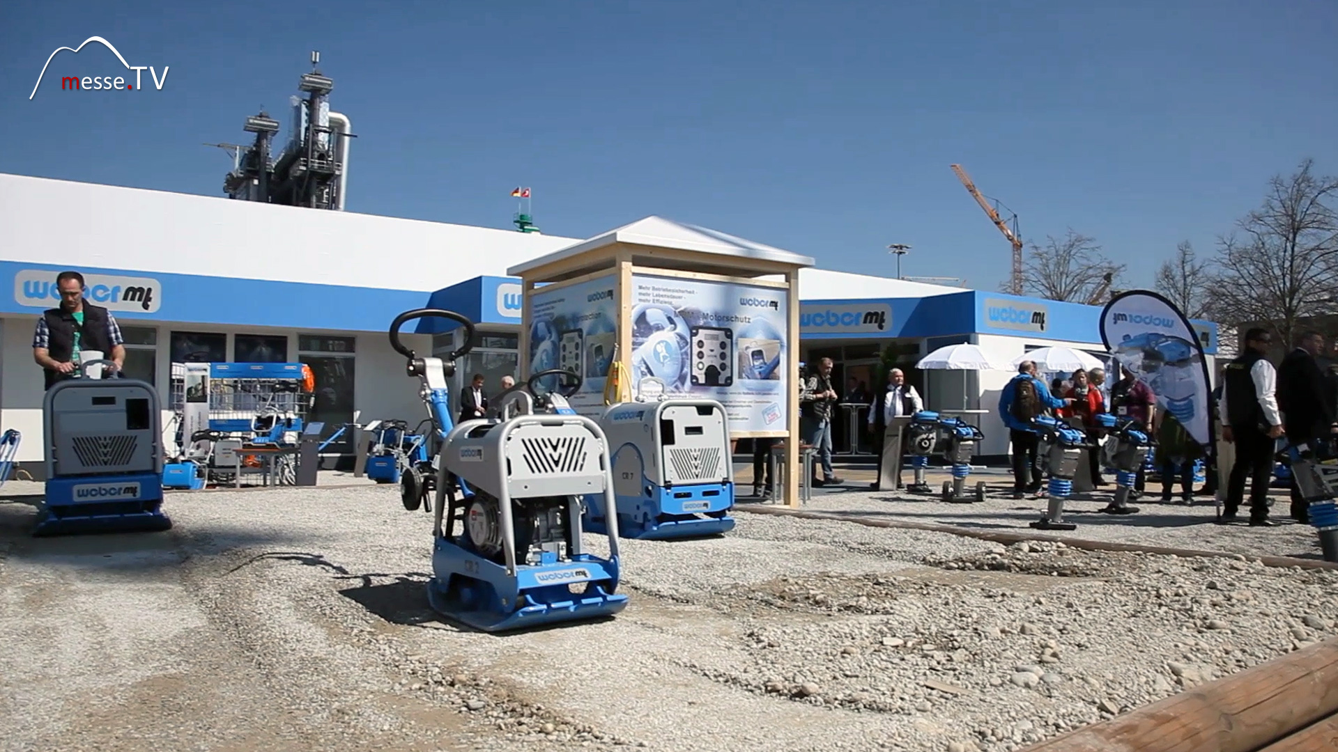 Weber MT Maschinentechnik bauma Freigelände München