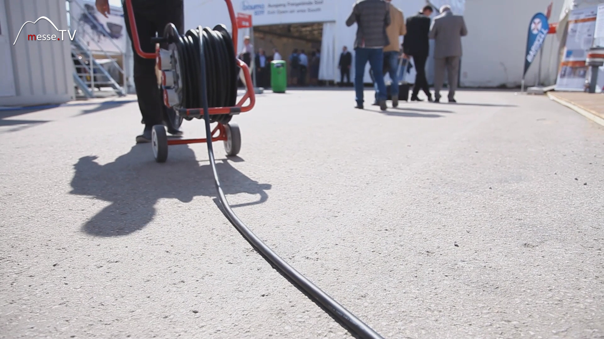 as Schwabe Stromverteilung Mammut Kabeltrommel bauma München