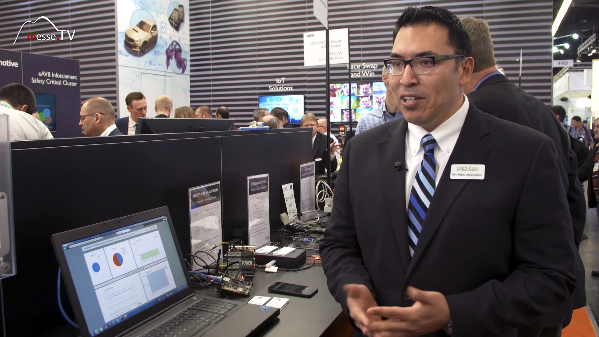 Mentor Graphics Ricardo Anguiano Technical Marketing Engineer embedded world 2016