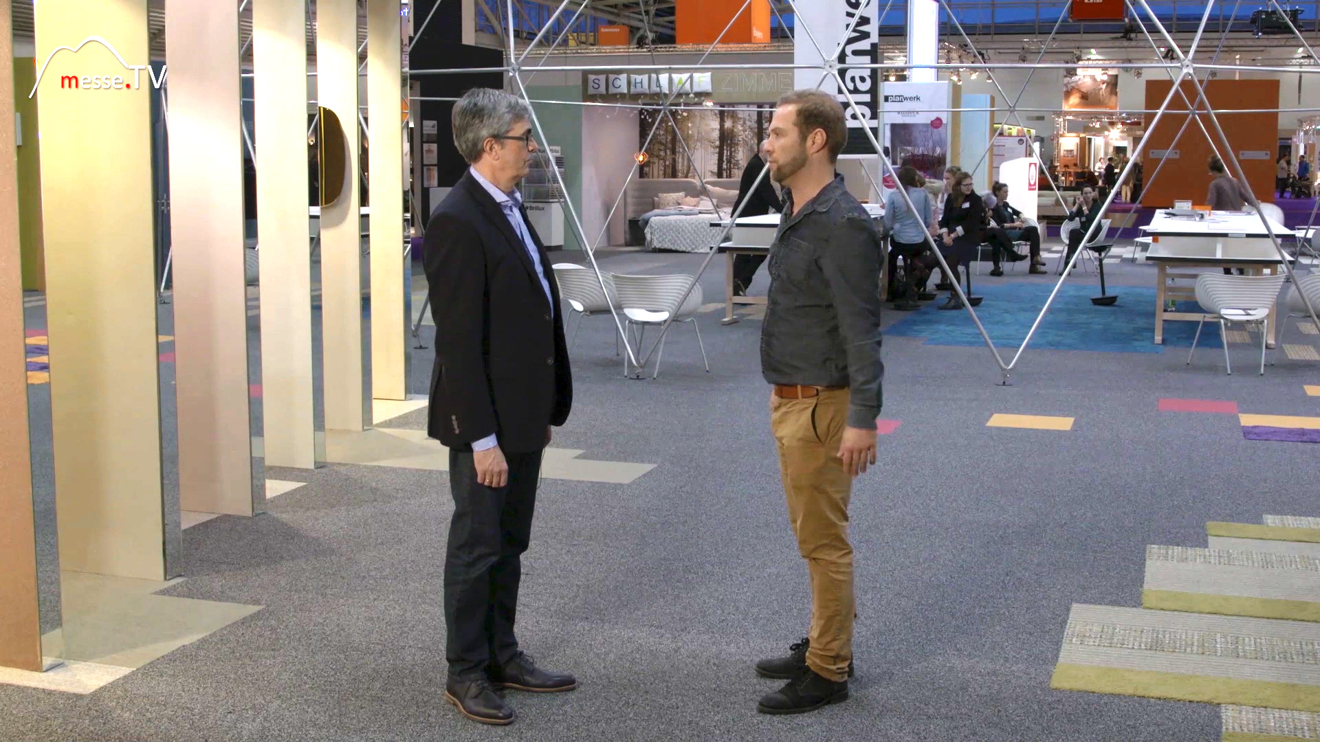 Gespraech mit Dieter Dohr Heim Handwerk Messe Muenchen