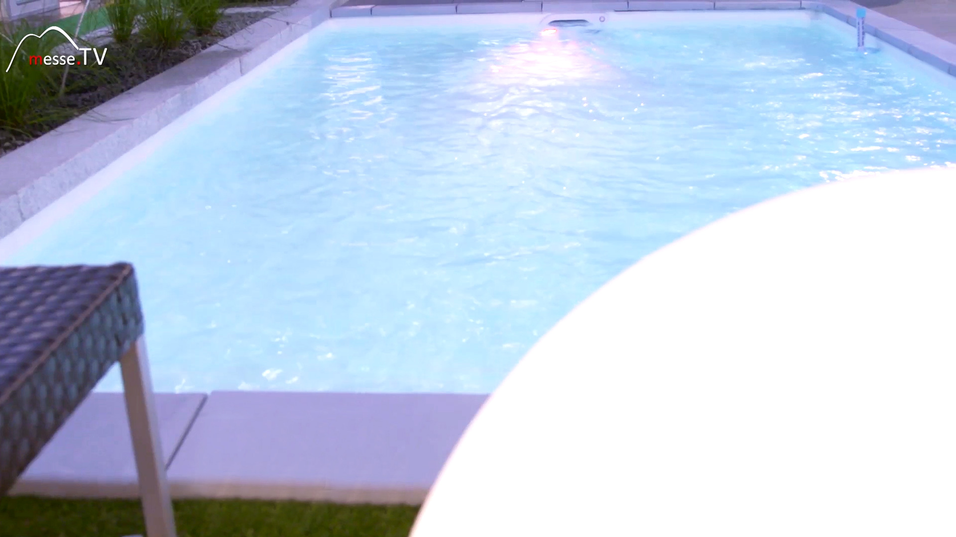 Swimmingpool mit Beleuchtung Desjoyaux Pools Heim Handwerk 2016