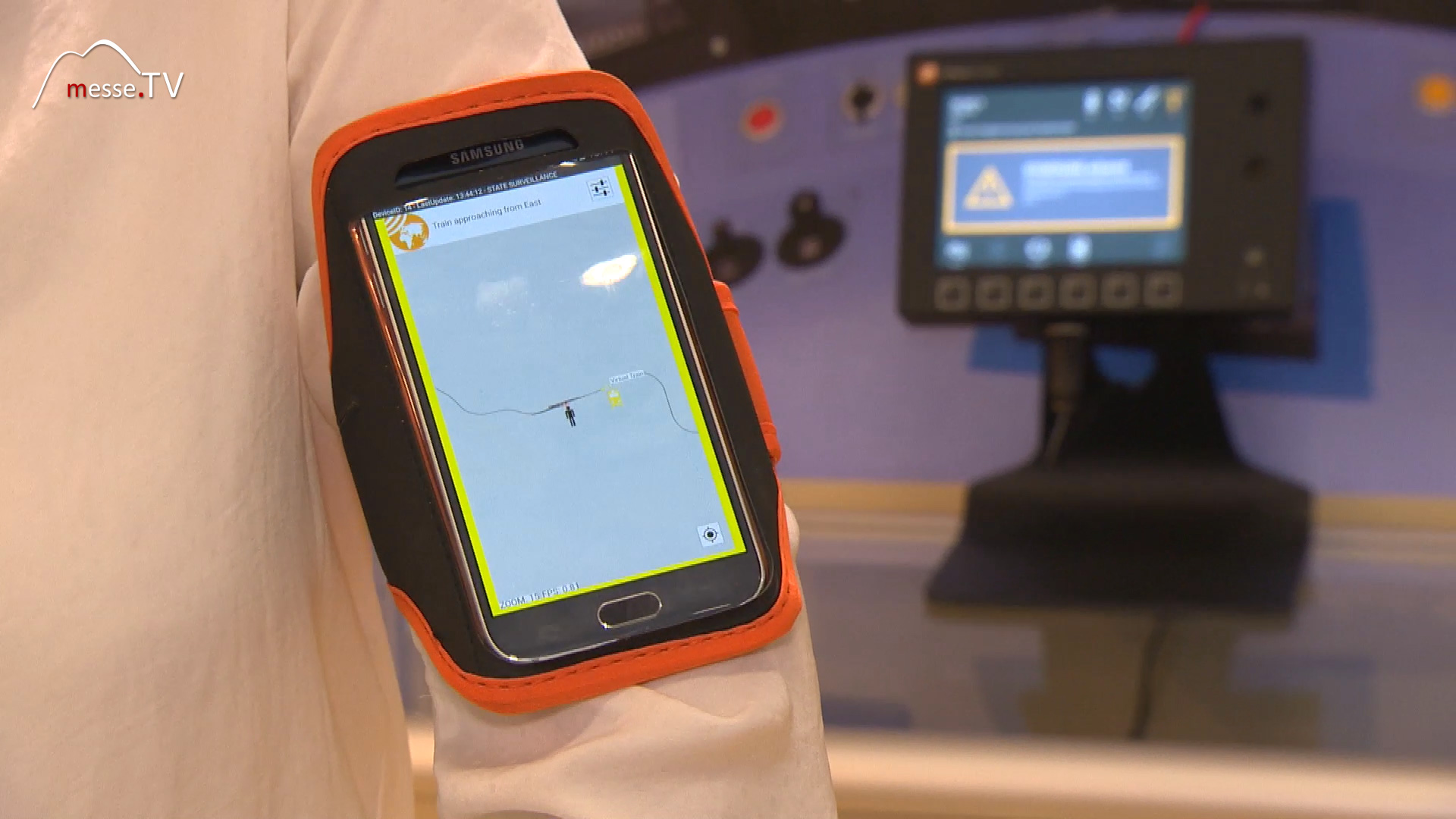 Handyapp fuer Baustellenarbeiter im Schienenverkehr Intelligence on Wheels