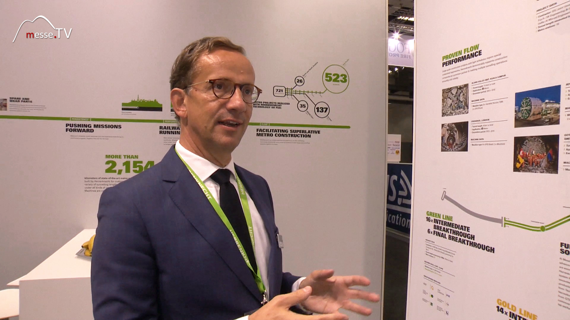 MesseTV Interview Metro Tunnelprojekt Doha Katar Rail Herrenknecht Achim Kuehn innotrans 2016