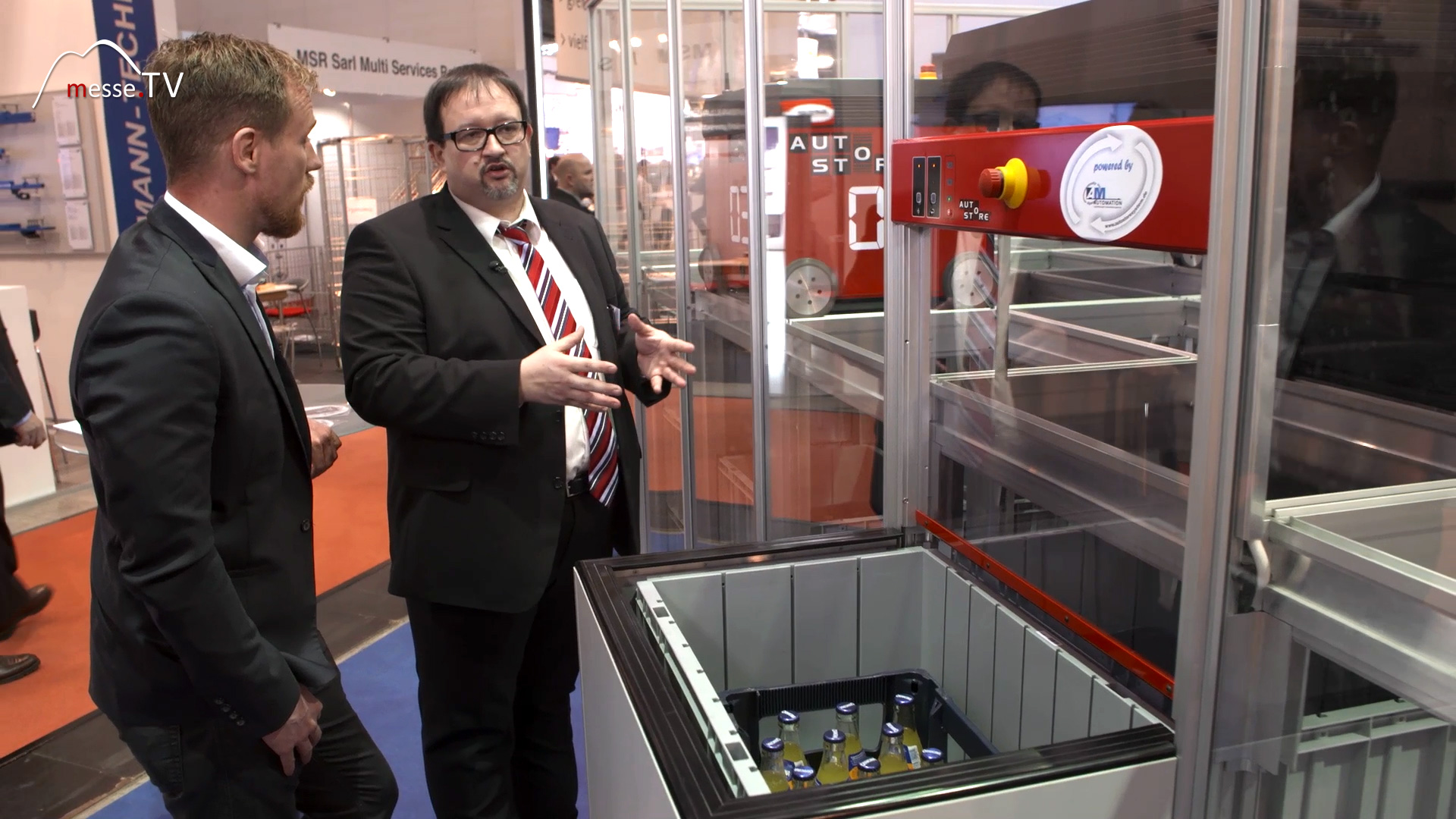 AM Automation automatisiertes Kleinteilelager Auto Store System LogiMAT 2016