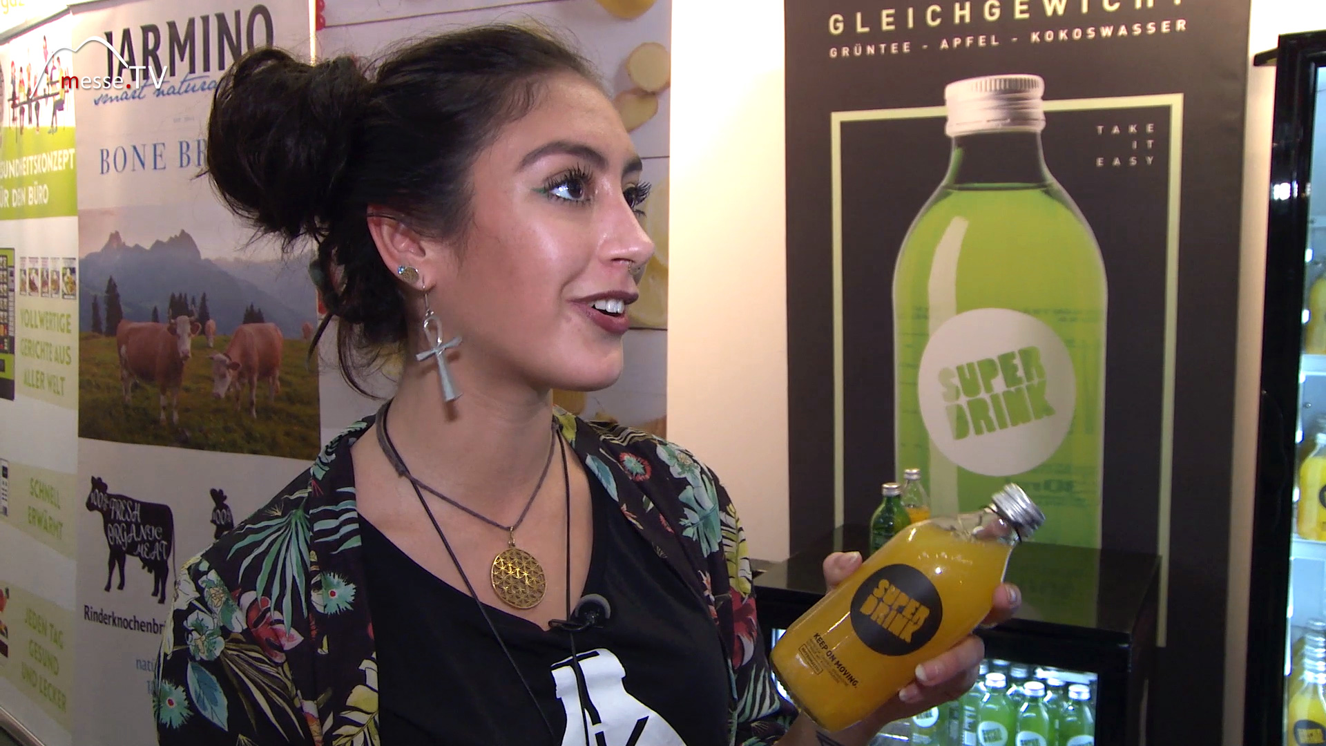 MesseTV Interview Superdrink Antonella Zidek