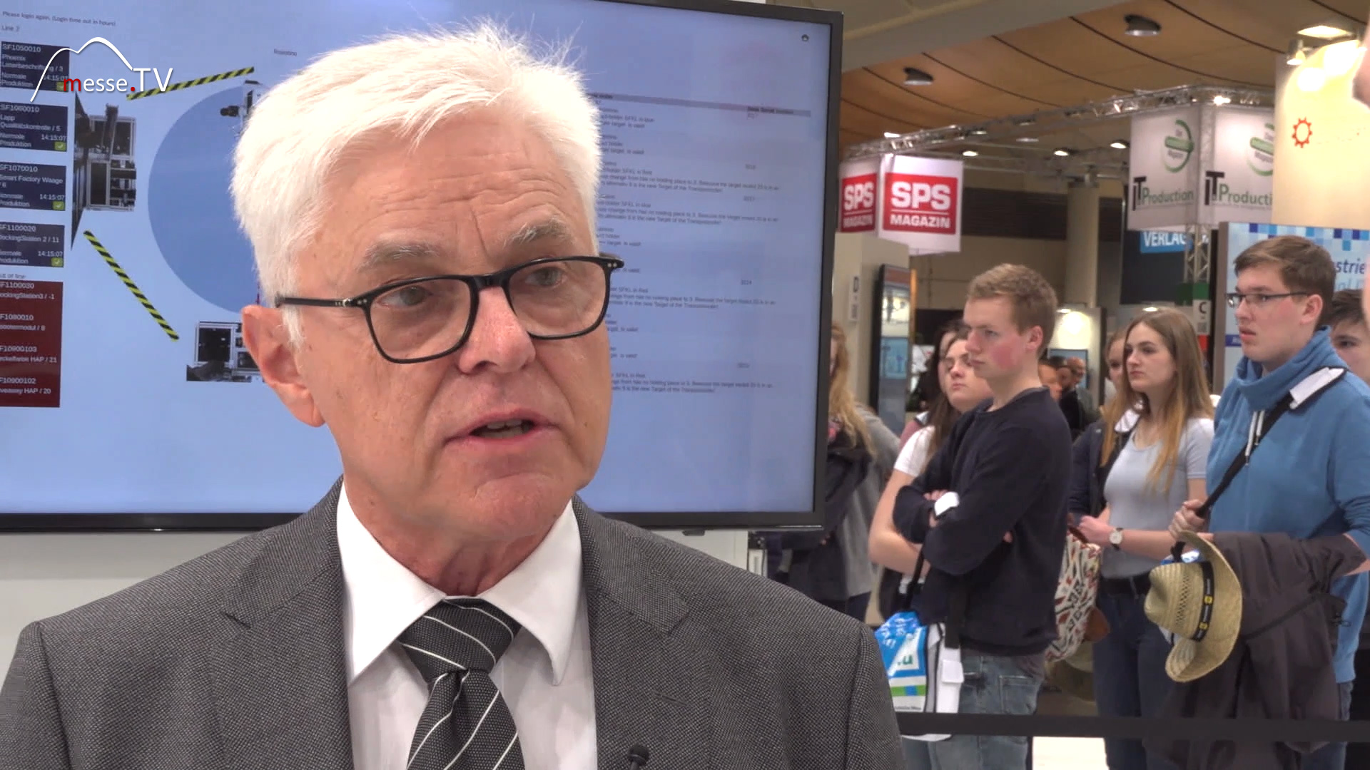 Professor Detlef Zuehlke TSN Demonstrator Smartfactory KL Hannover Messe