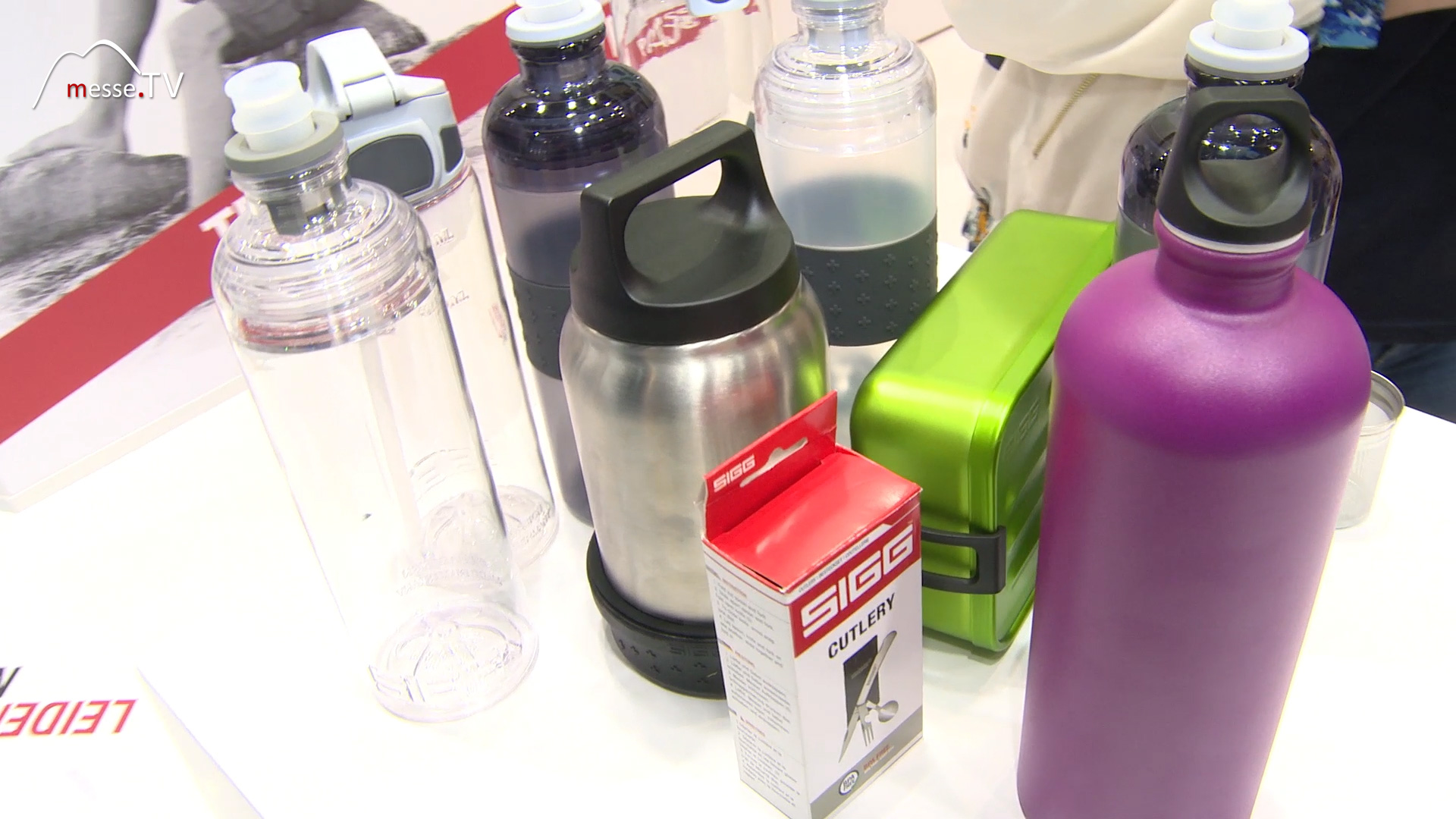 Hochwertige Tinkflaschen SIGG Ispo Muenchen