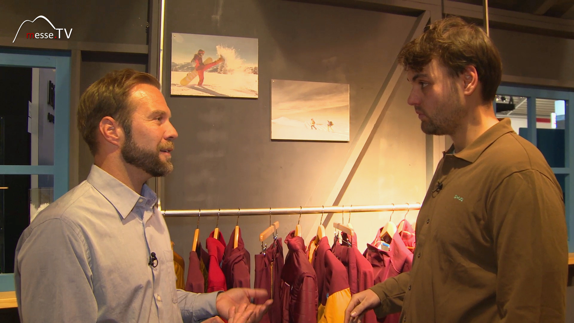 MesseTV Interview Pyua Winterkleidung nachhaltig Recycling