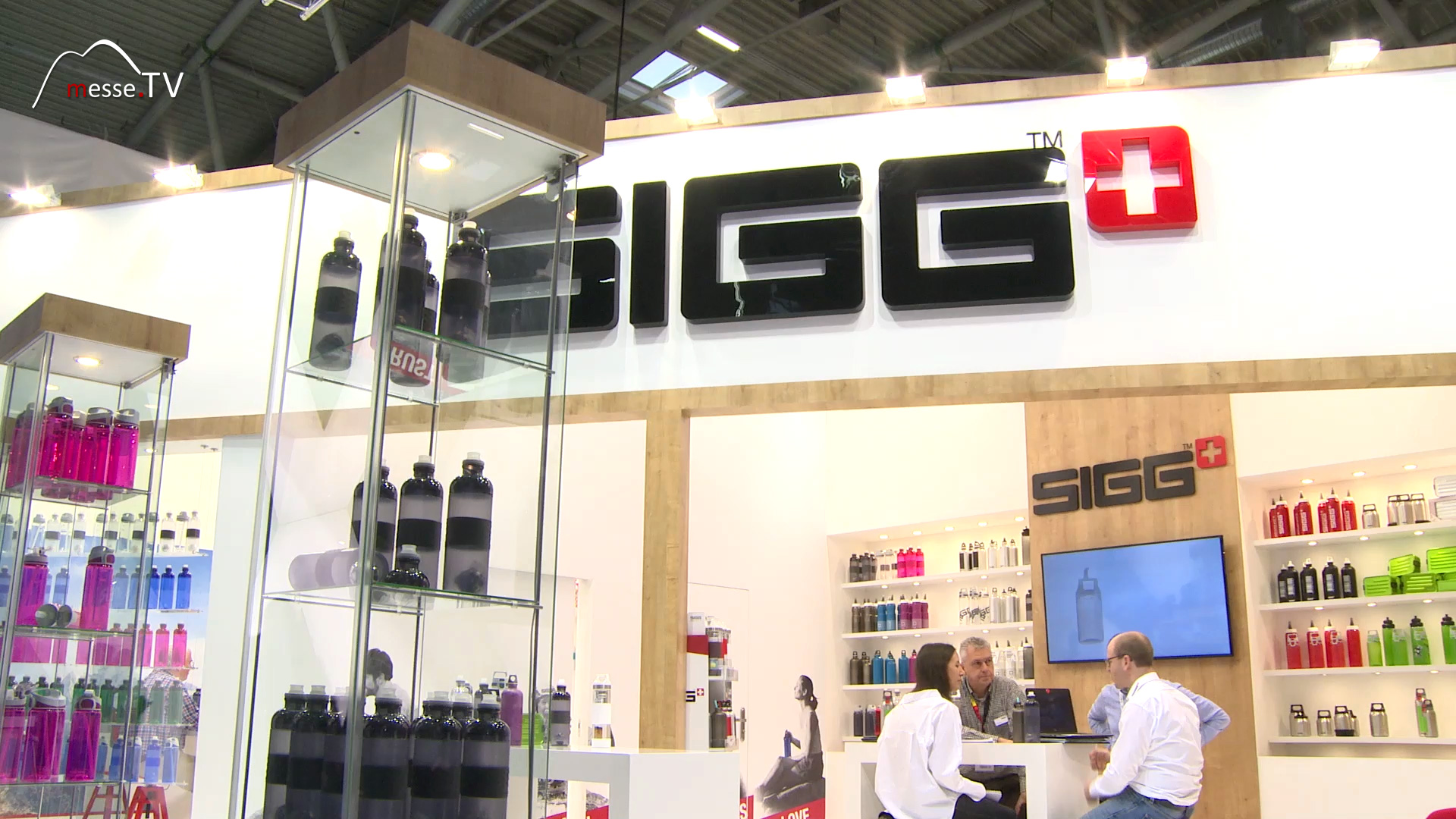 Messeauftritt sigg Trinkflaschen Sportmesse Ispo Muenchen