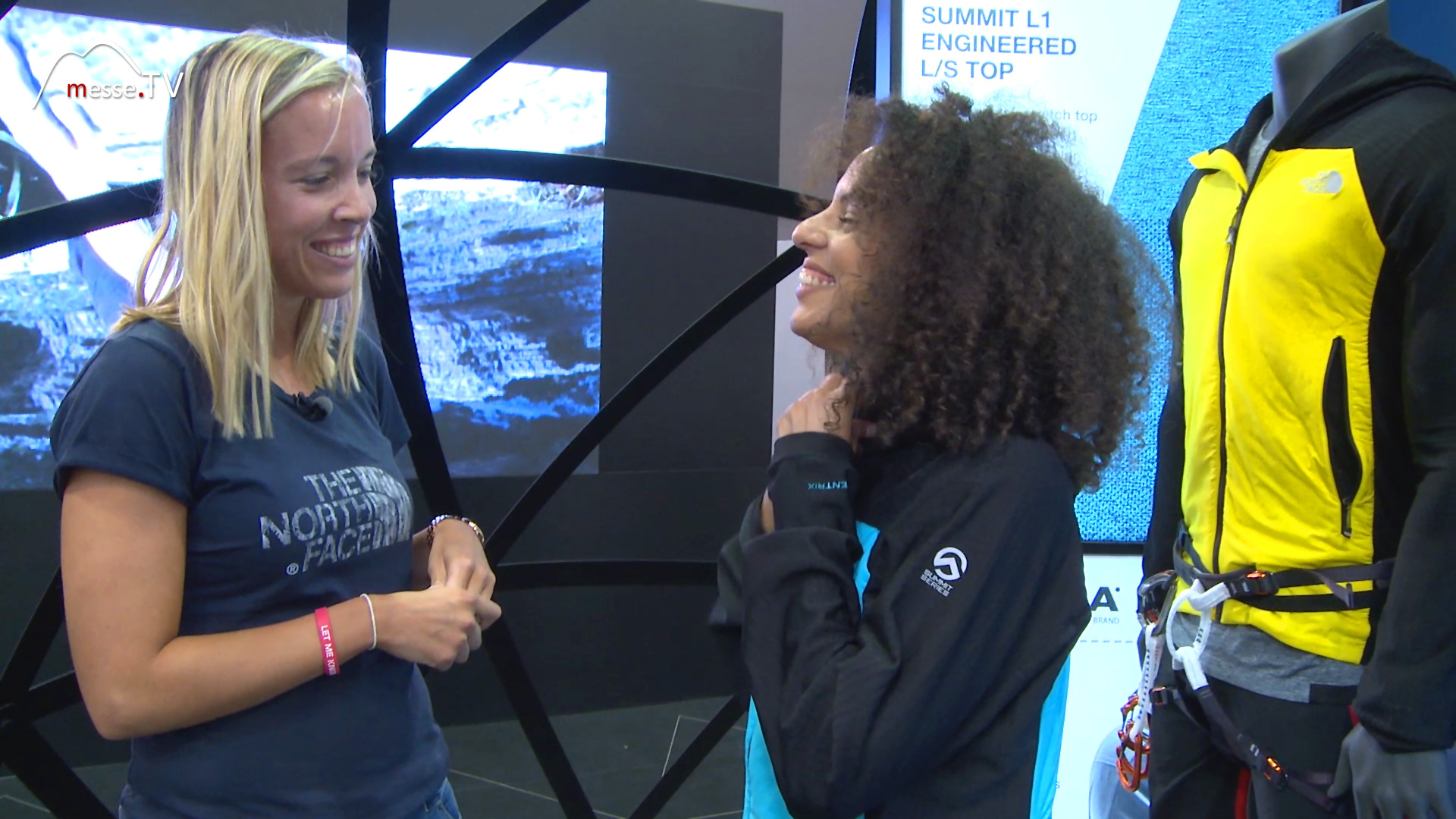 MesseTV Interview Hortense Carlier The North Face Outdoor 2017