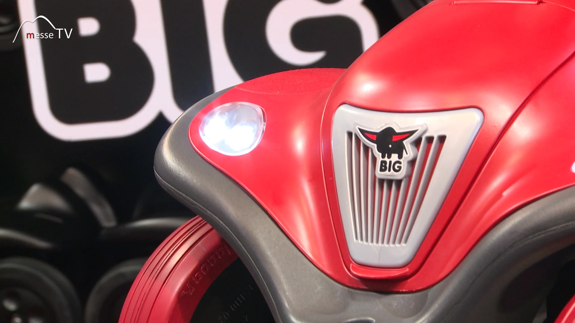 BIG Bobby Car mit Beruehrungssensor Spielwarenmesse Nuernberg