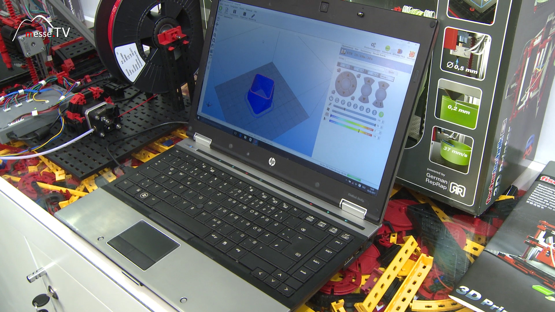 CAD Programm 3D Drucker fischertechnik Spielwarenmesse Nuernberg