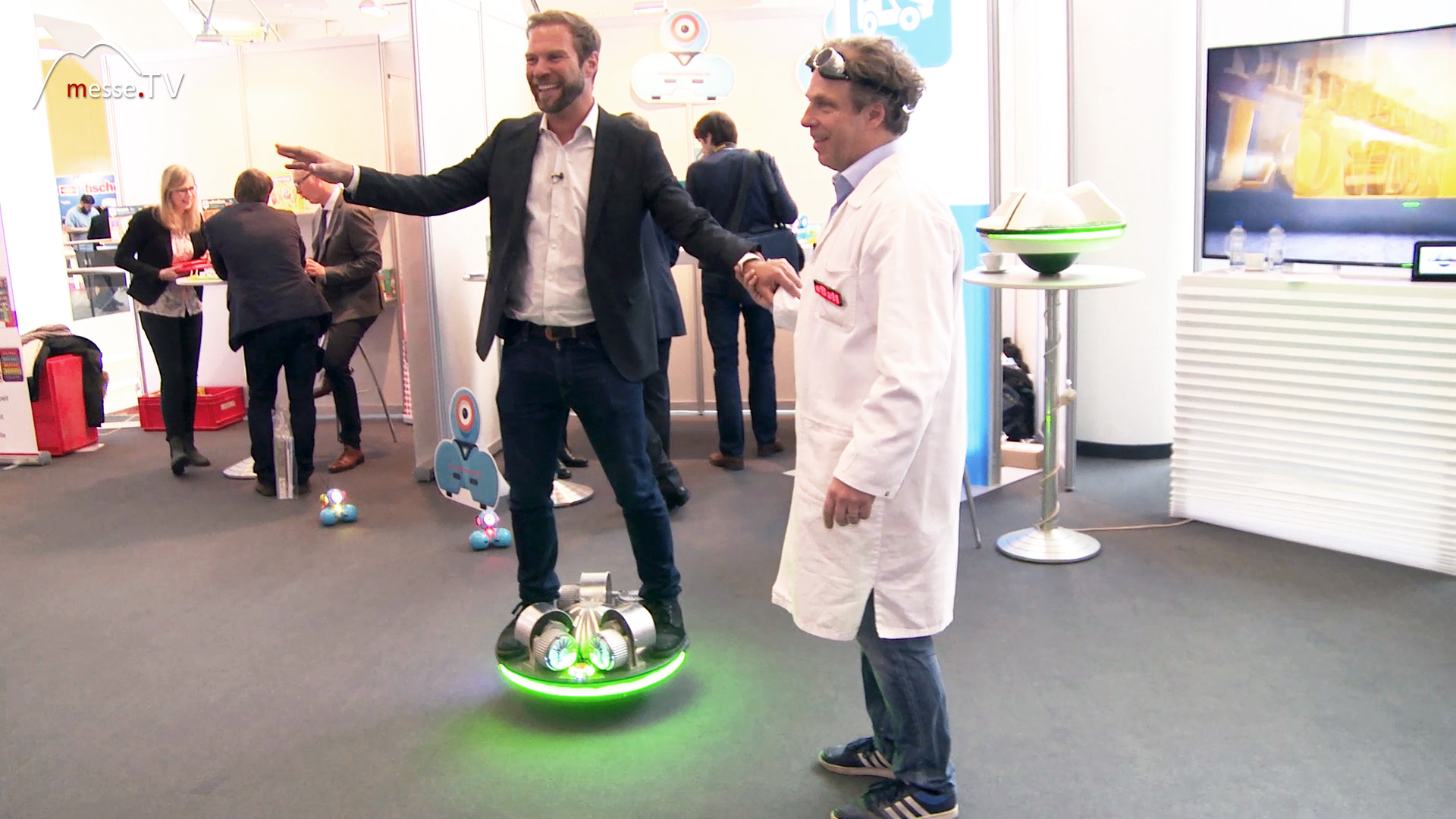 Messe TV Beitrag Self balancing Scooter eBall 360