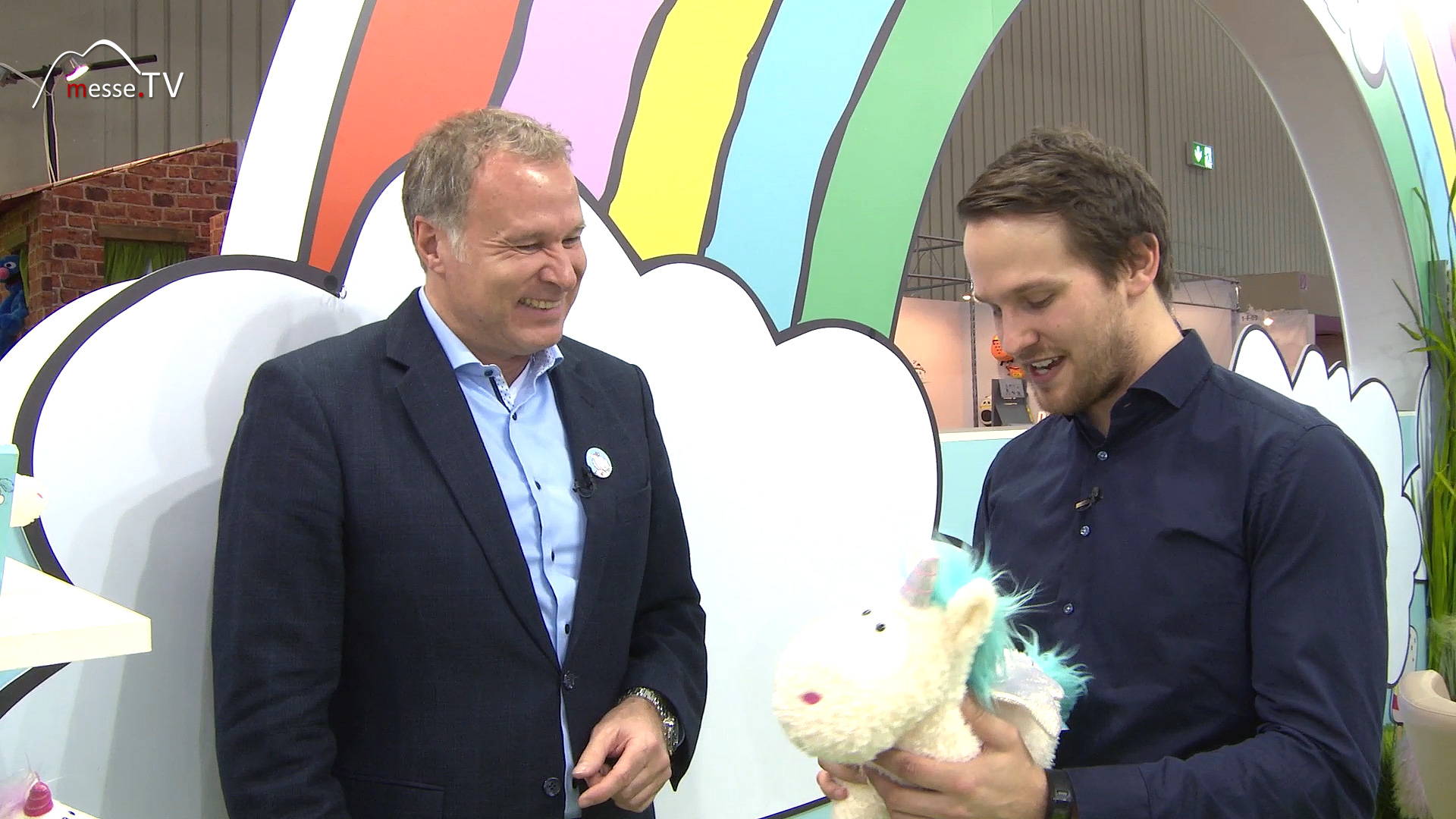 MesseTV Beitrag NICI Einhorn Theodor Spielwarenmesse