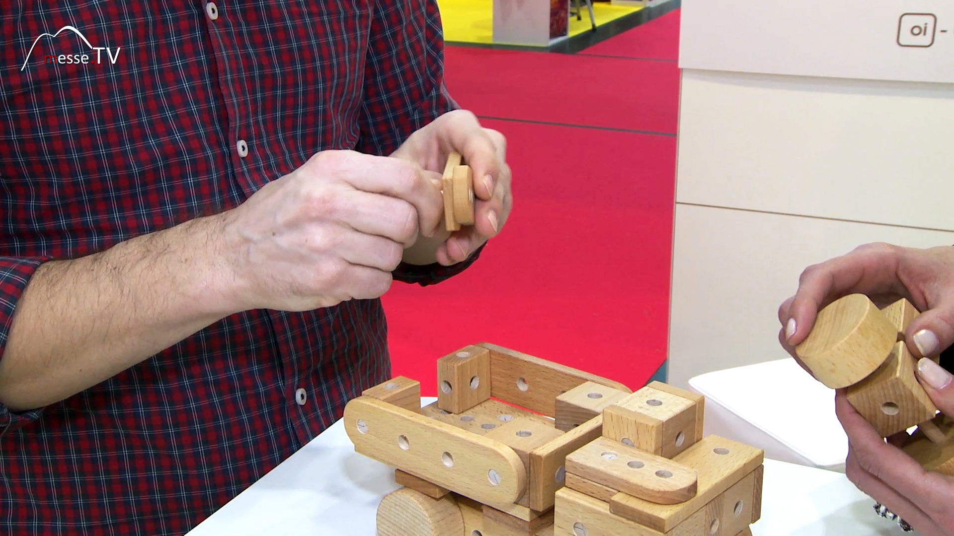 Qualitaetsspielzeug Oeko oi blocks Spielwarenmesse