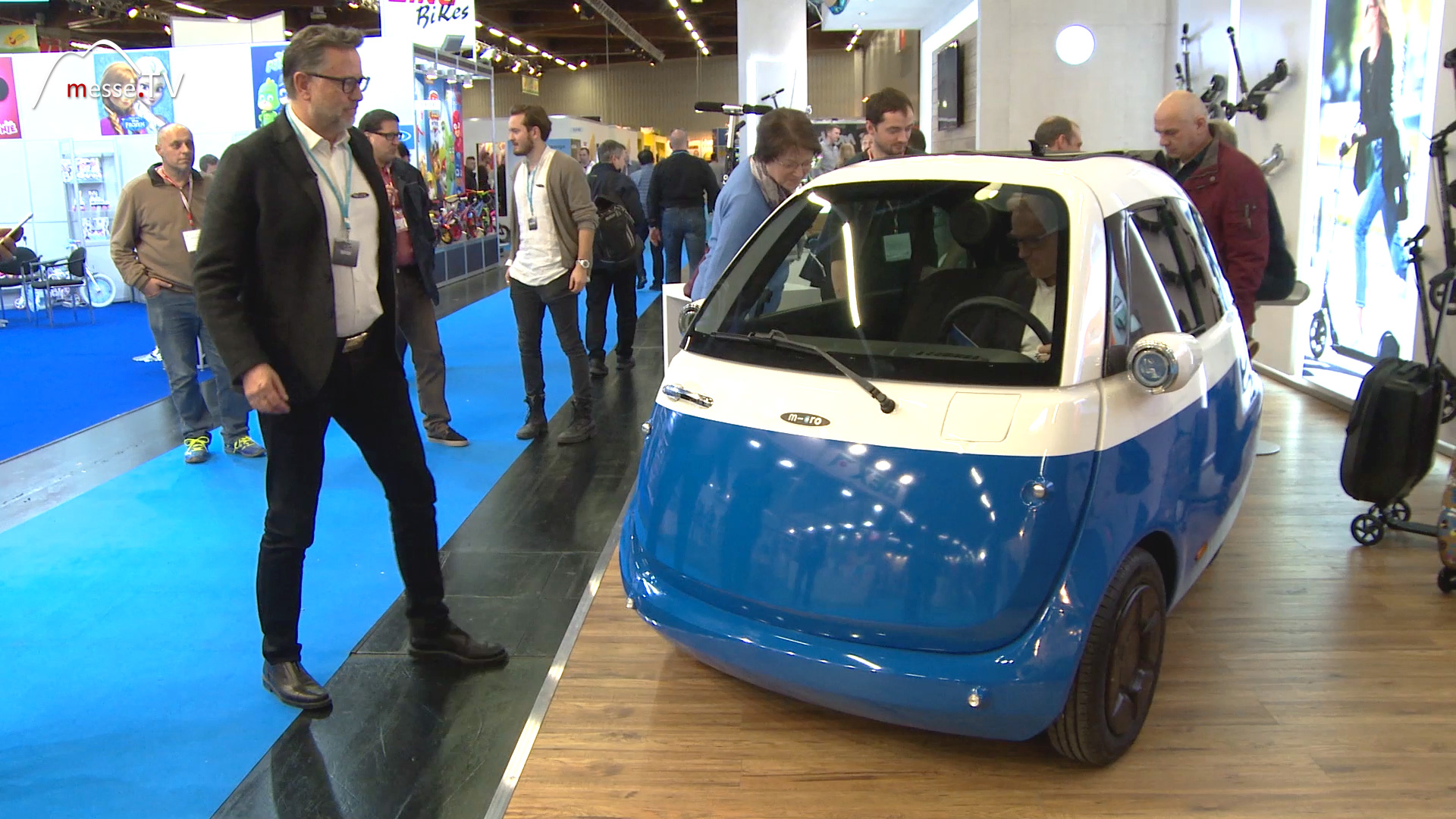 Microlino Elektroauto Spielwarenmesse