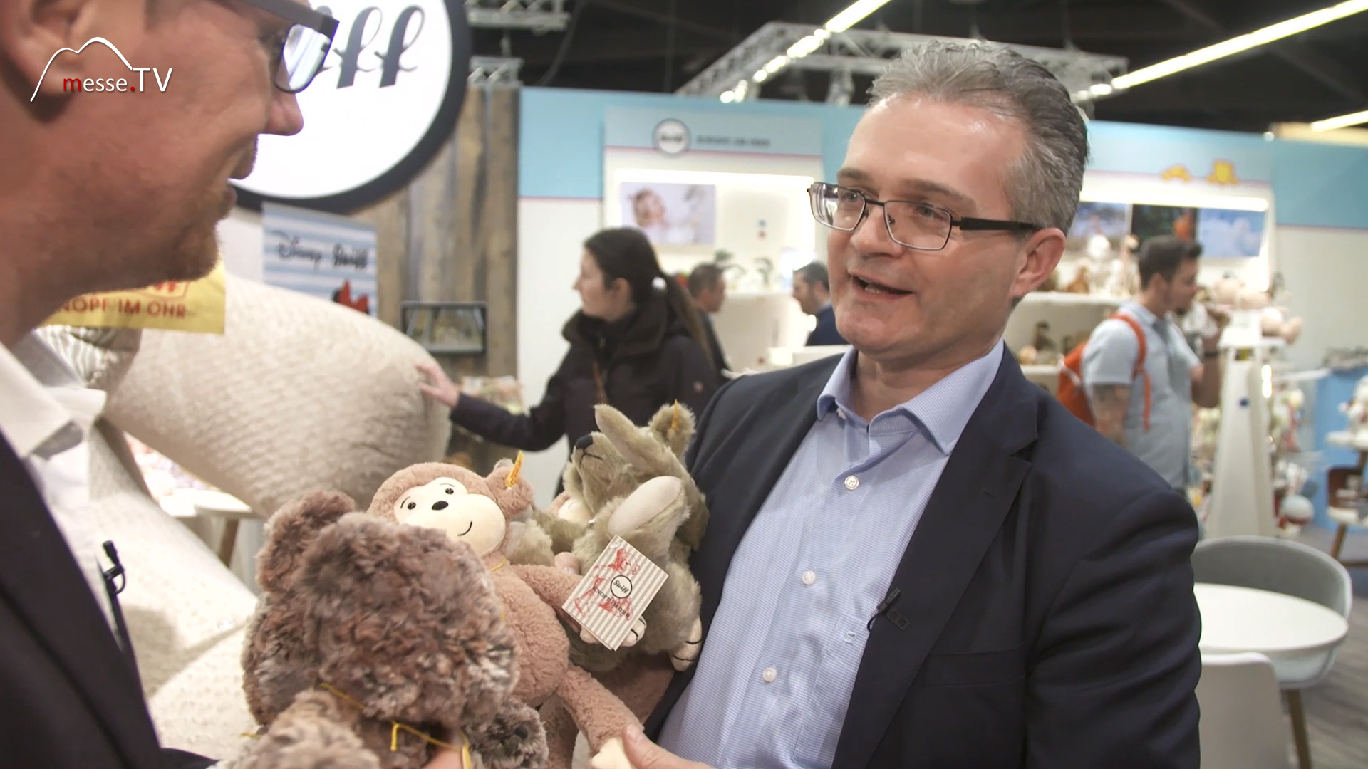 MesseTV Beitrag Steiff Stefan Doerfler Teddys Spielwarenmesse Nuernberg