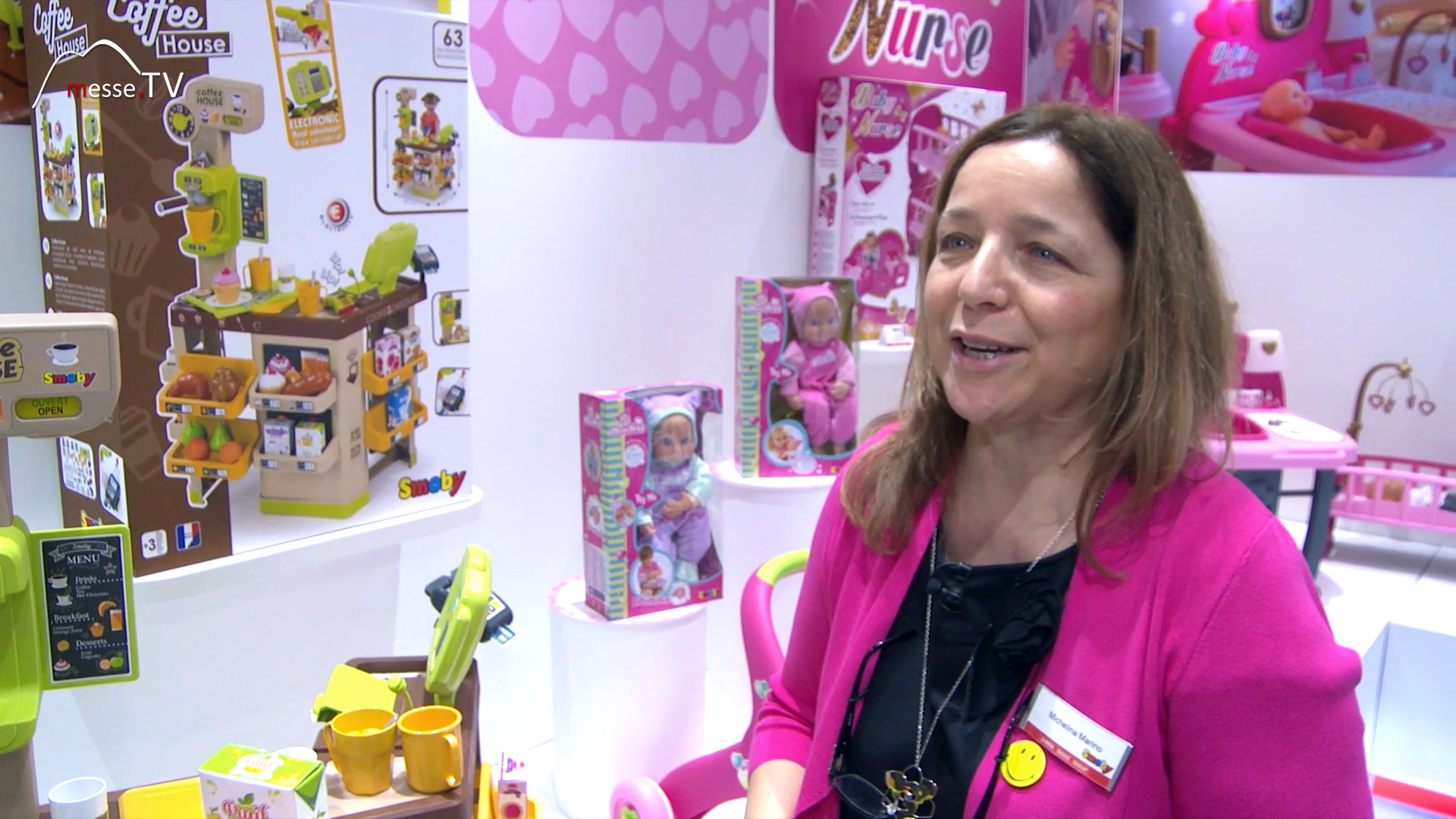 Smoby MesseTV Interview Spielwarenmesse Michaelina Marino Spielwarenmesse 2018