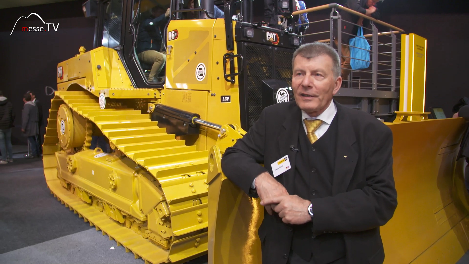 Caterpillar Klaus Finzel Zeppelin Baumaschinen bauma 2019 Messe München