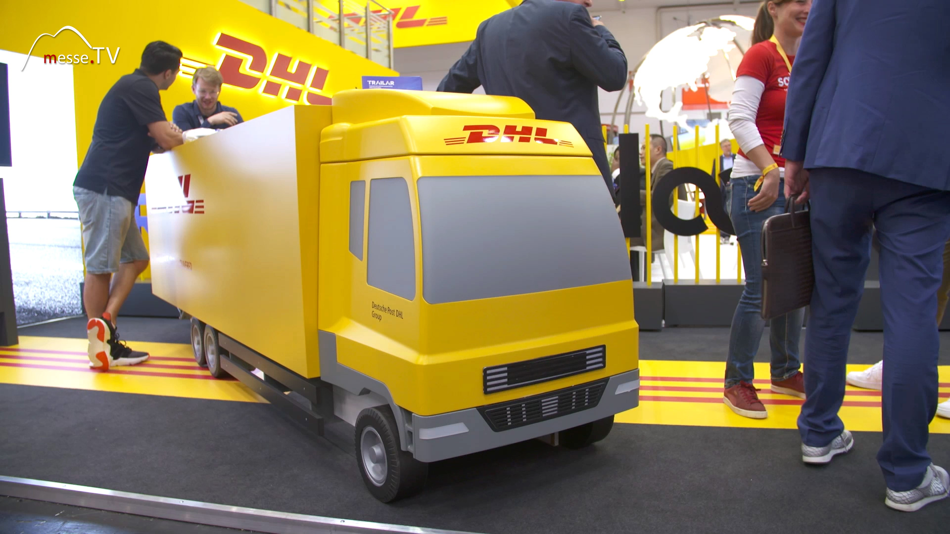 DHL Messeauftritt Messe München transport logistic 2019