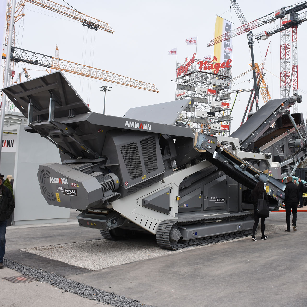 Asphaltaufbereitung Ammann Rss 120 m bauma 2019