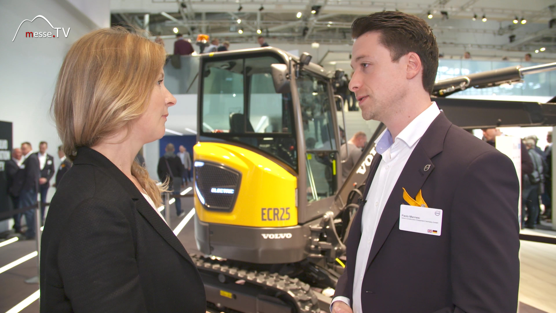 Interview Paolo Mannesi VOLVO bauma 2019 Messe Muenchen