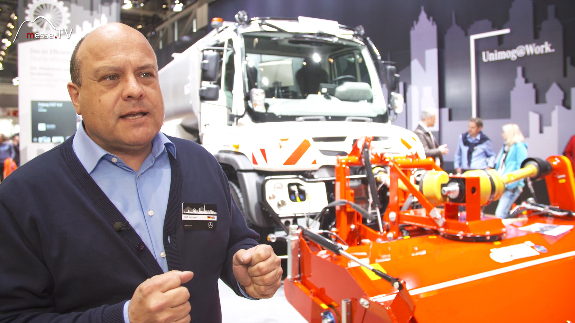 Interview Rolg Trampert Mercedes Benz bauma 2019 Messe Muenchen