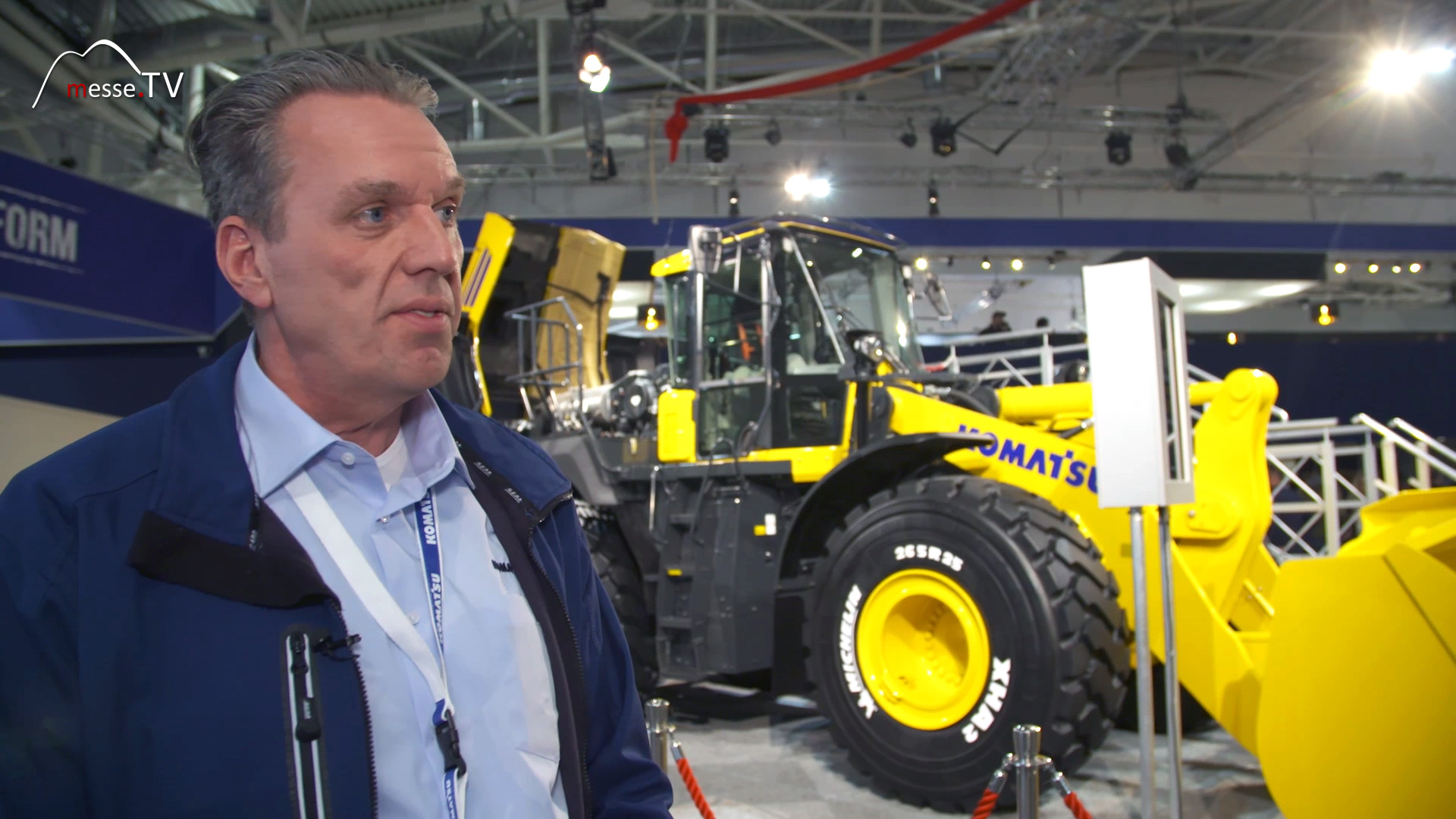 KOMATSU Baumaschinen bauma 2019 Muenchen Interview Henrik Flohr