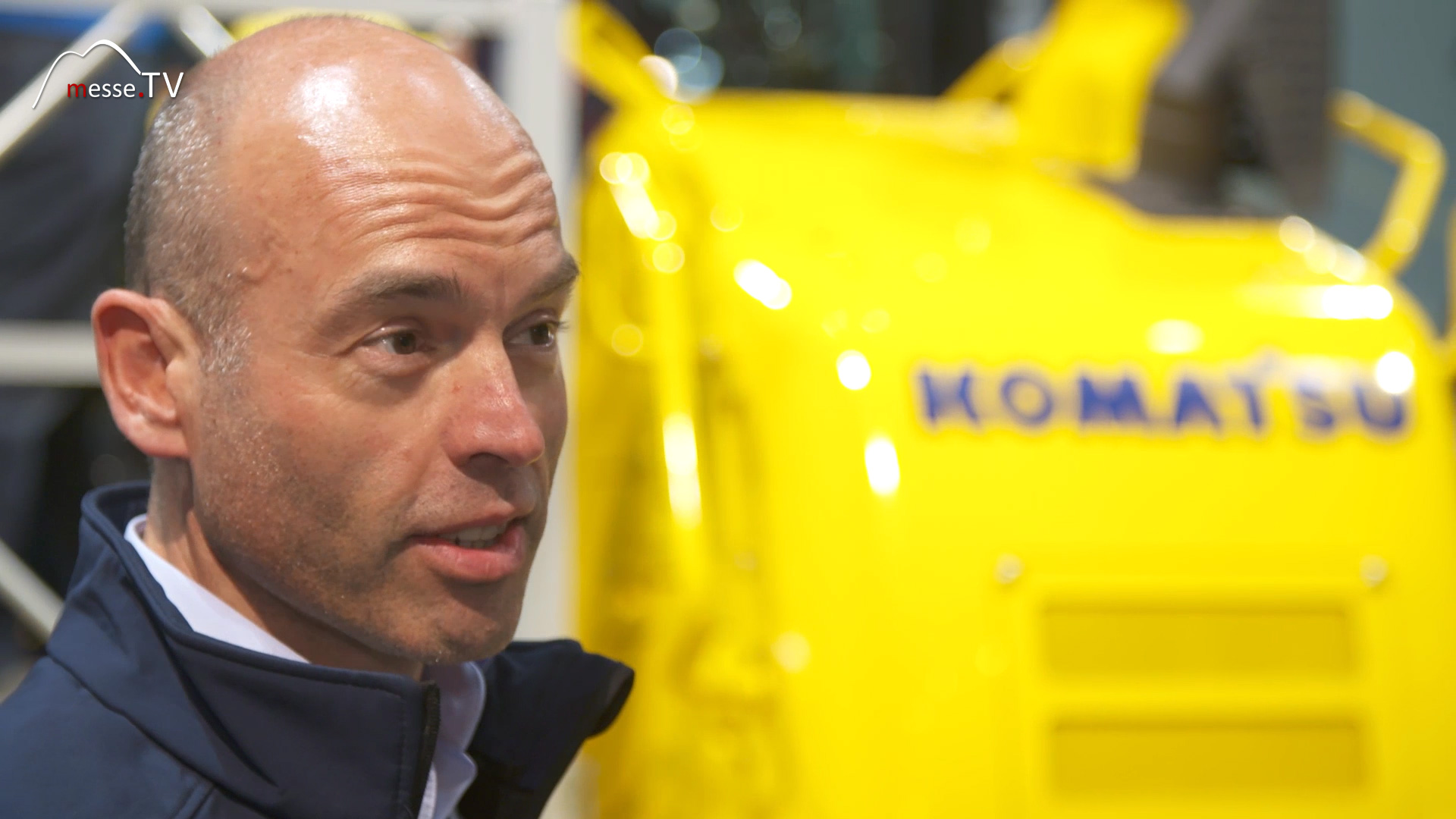 MesseTV Interview Bart Galle bauma 2019 KOMATSU