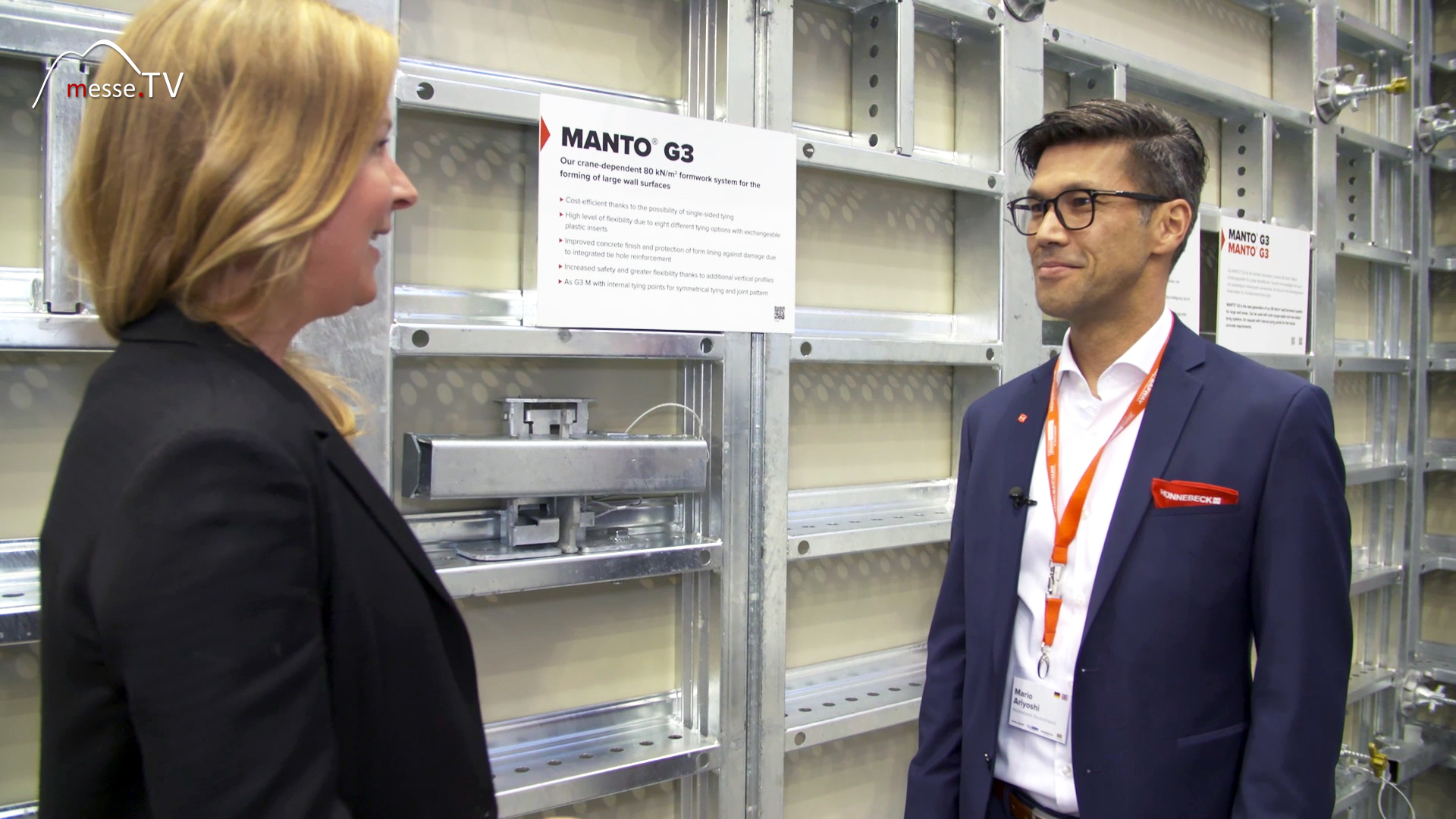 MesseTV Interview HUENNEBECK Messe Muenchen bauma 2019