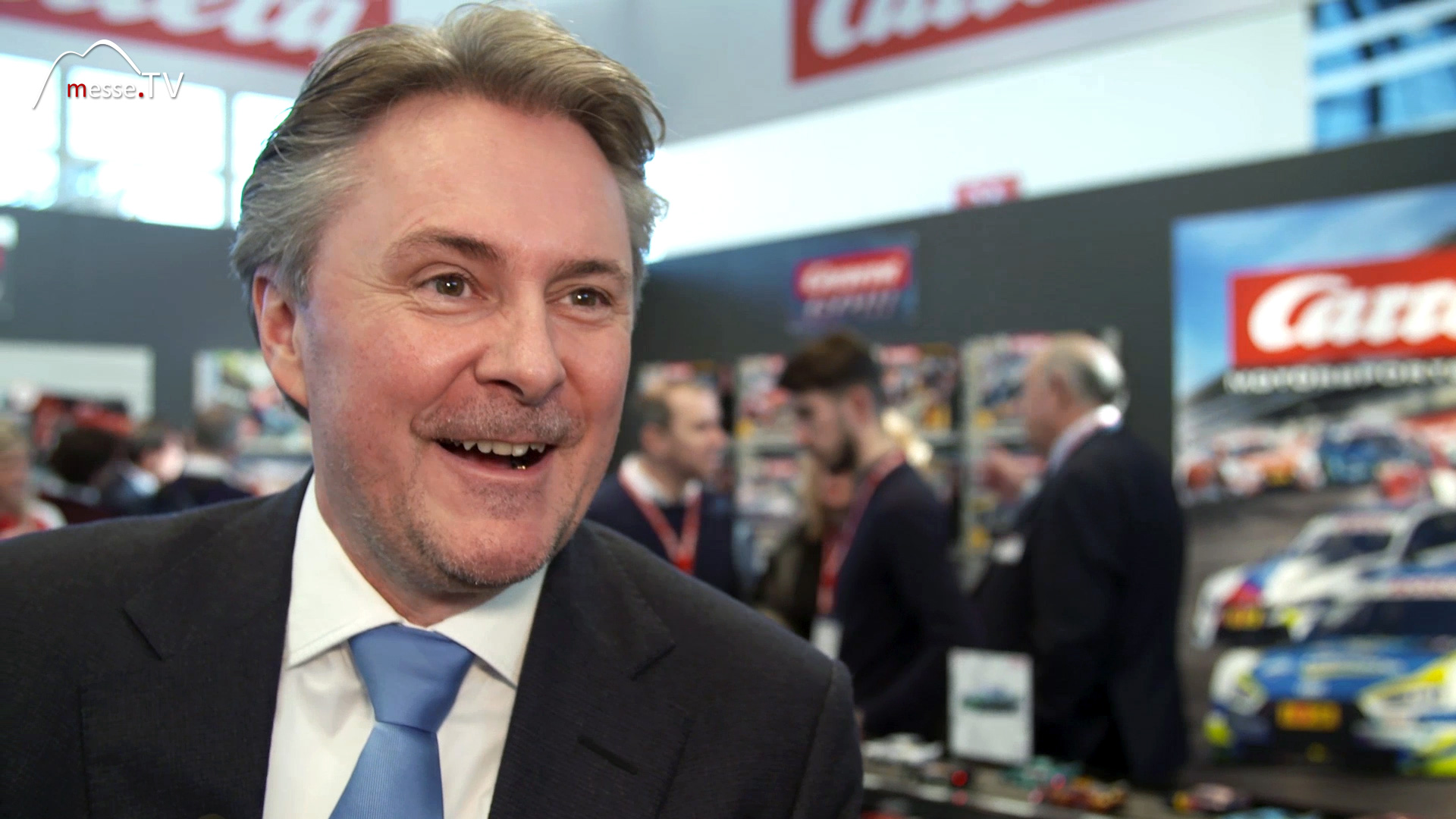 Andreas Stadlbauer Spielwarenmesse 2019 Messestand Carrera