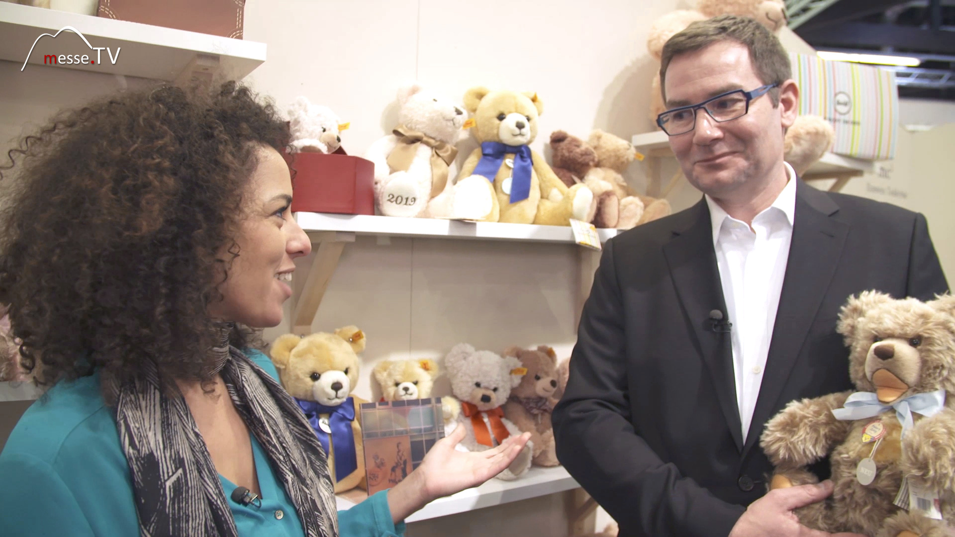 MesseTV Interview Steiff Peter Hotz Zotti Baer Spielwarenmesse 2019 Nuernberg