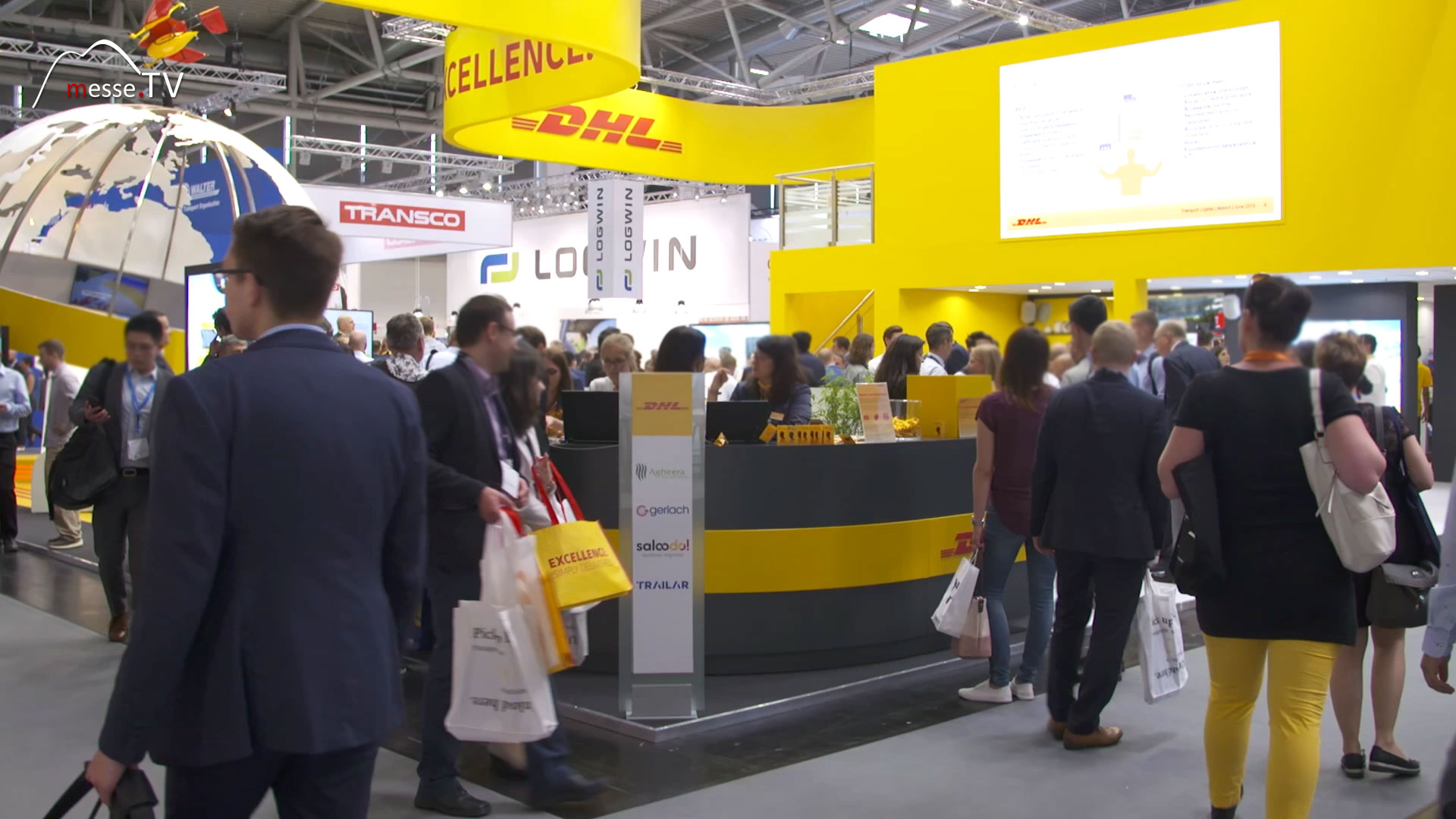 DHL Group Messestand transport logistic Messe Muenchen