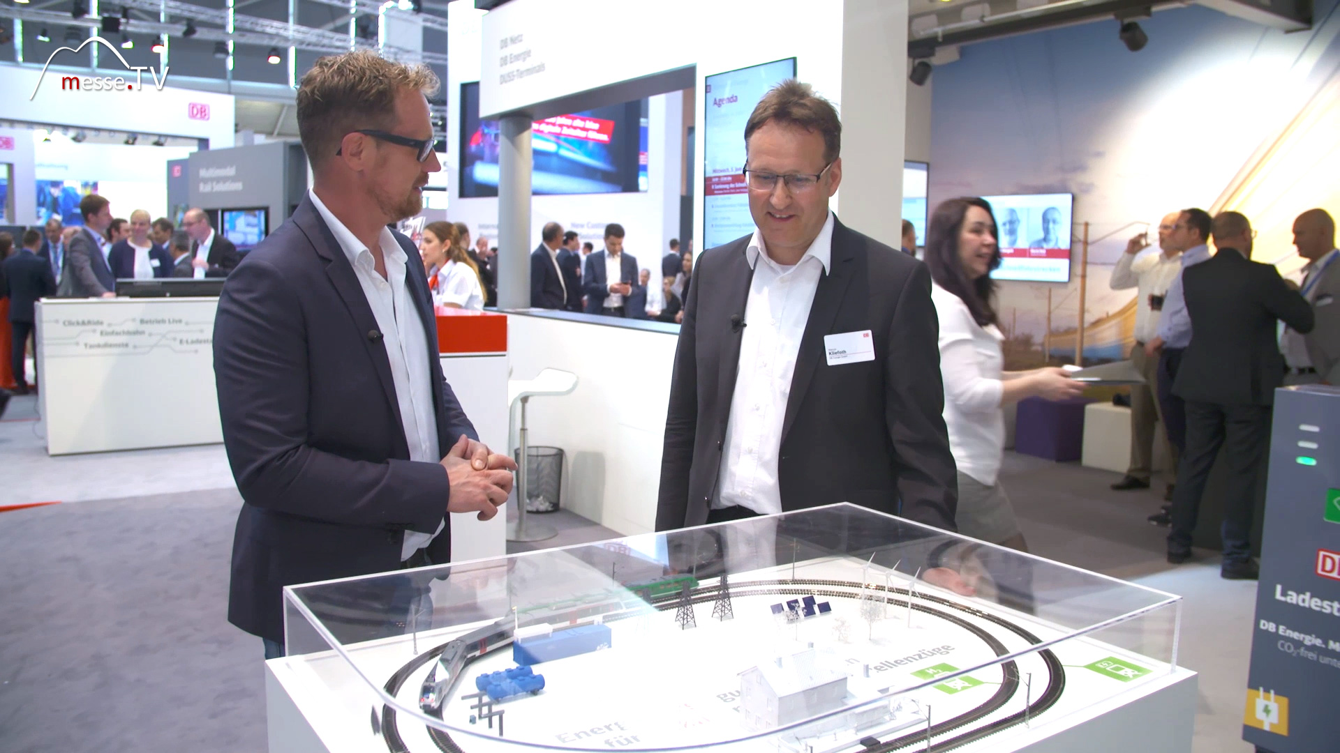 Deutsche Bahn DB NETZE Messestand transport logistic 2019 Messe Muenchen