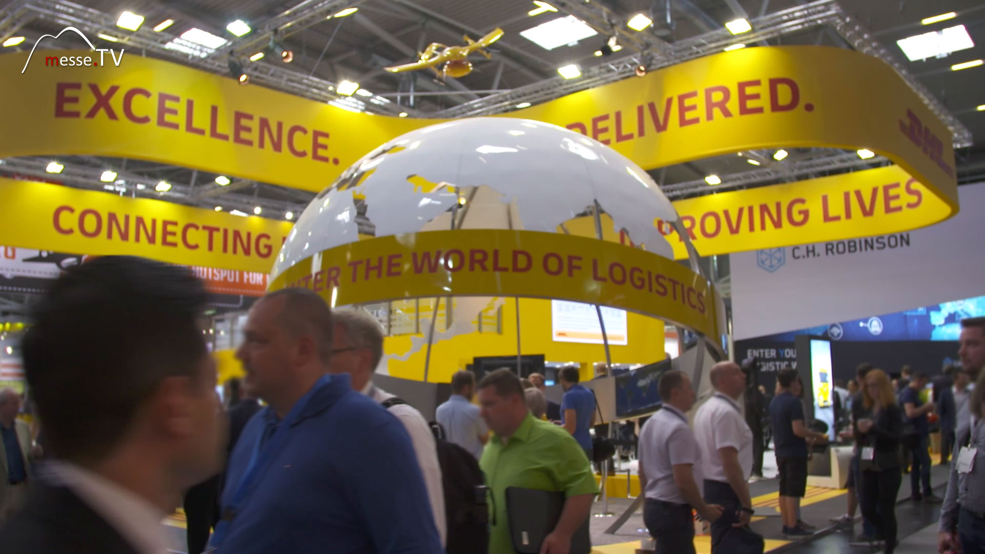 Deutsche Post DHL Group Messestand transport logistic 2019 Muenchen