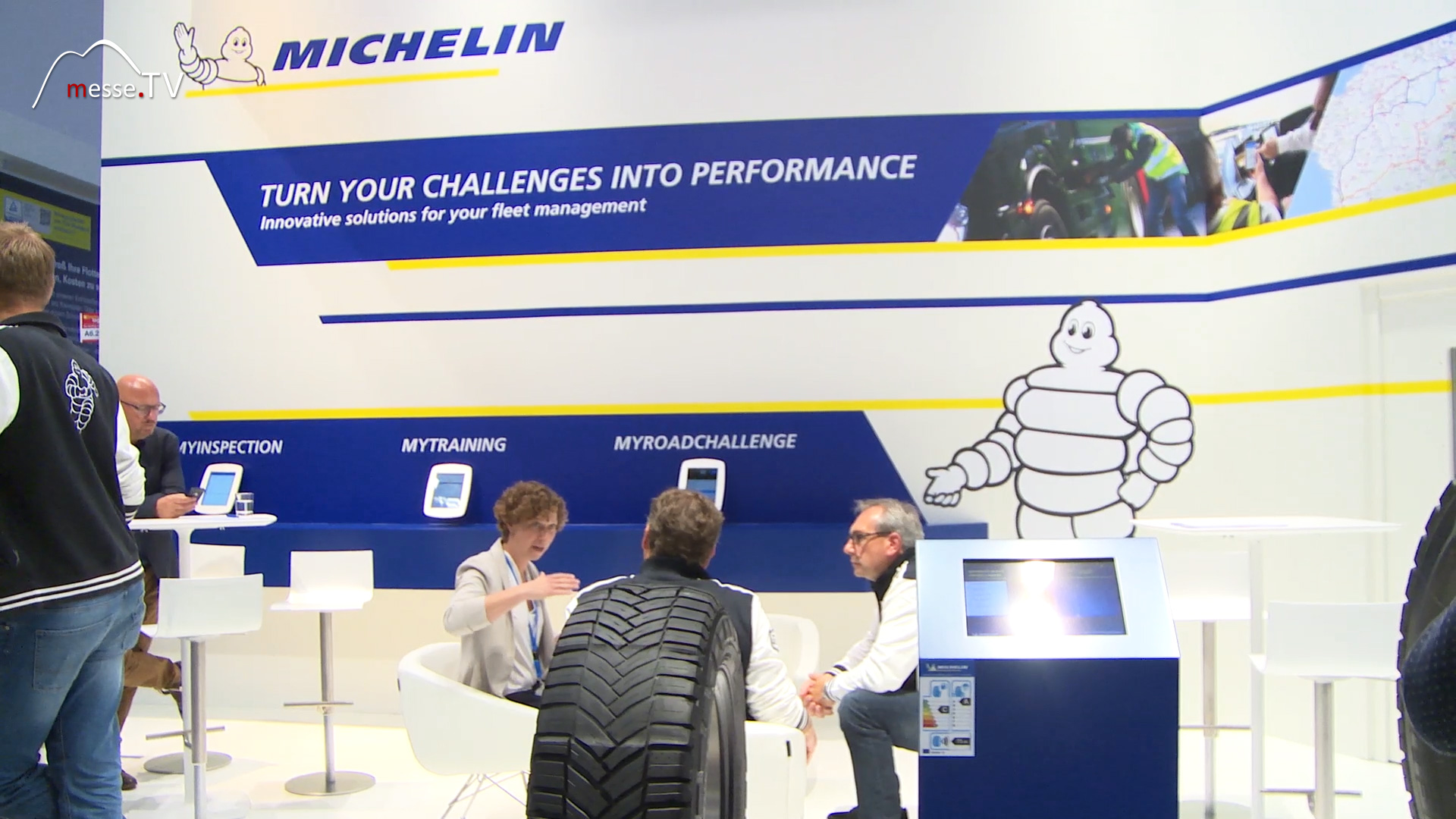 MICHELIN Messeauftritt transport logistic Messe Muenchen