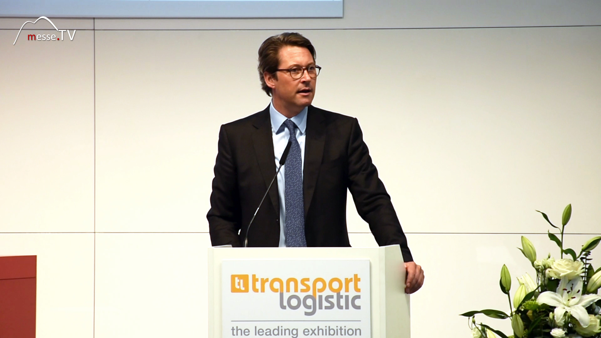 Rede Andreas Scheuer transport logistic Messe Muenchen