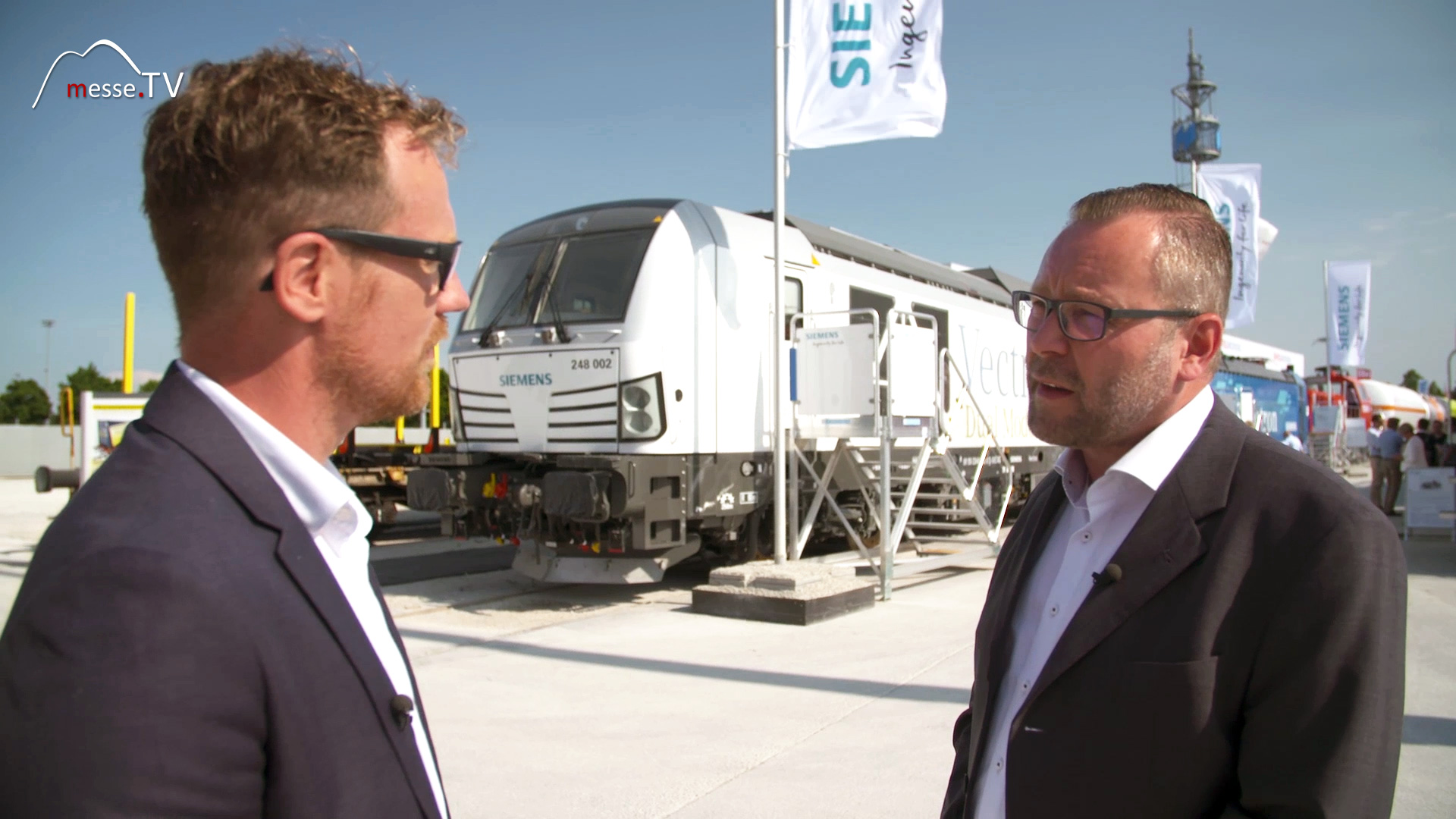 Siemens Vectron Dual Mode Lokomotive Interview Messe Muenchen transport logistic