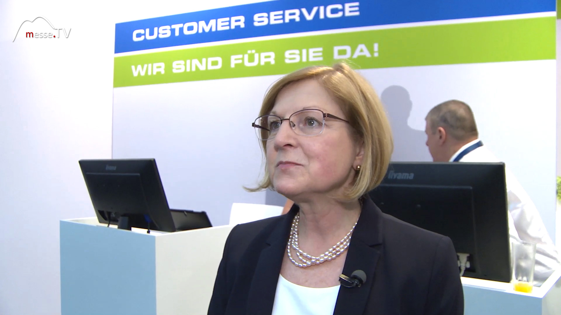 TOLL COLLECT Customer Service am Messestand