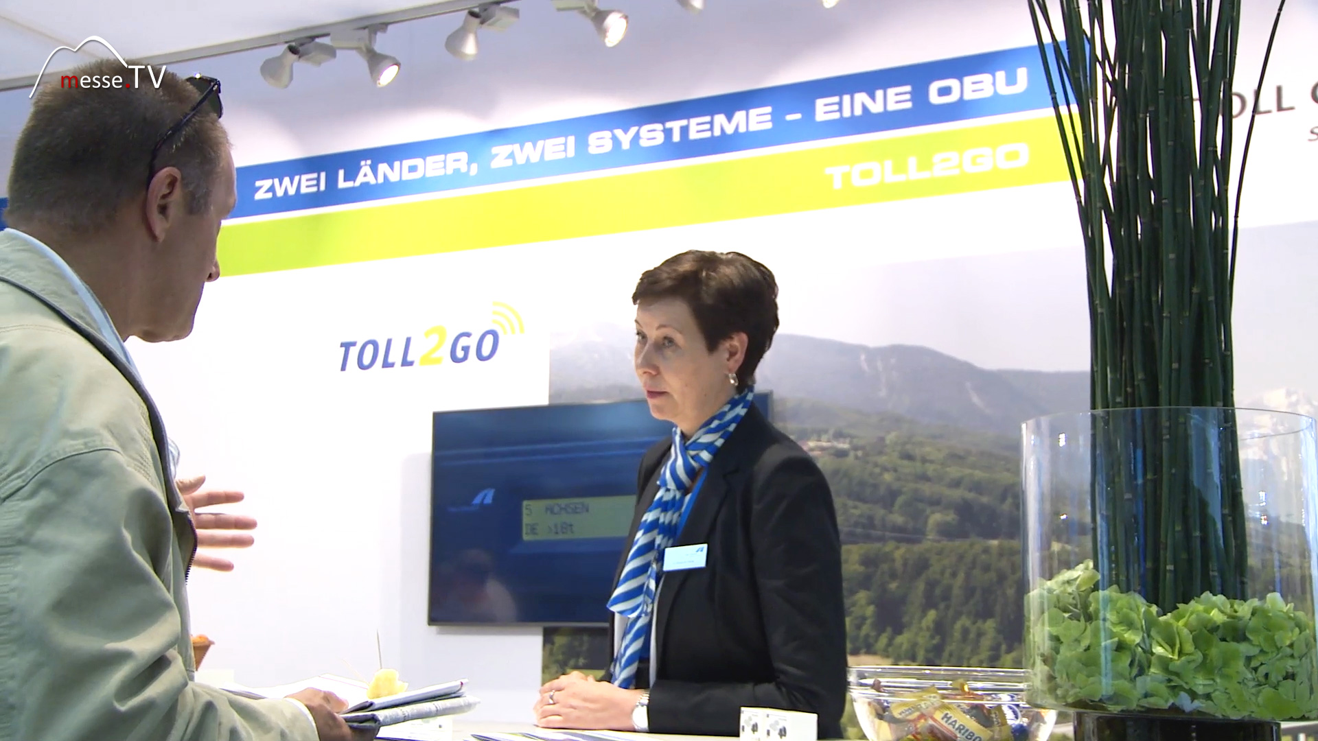 TOLL COLLECT Messestand transport logistic 2019