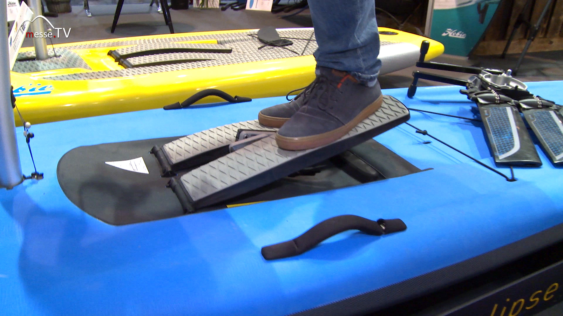 Hobie Stand Up Paddle mit Stepperfunktion boot 2020 Messe Düsseldorf