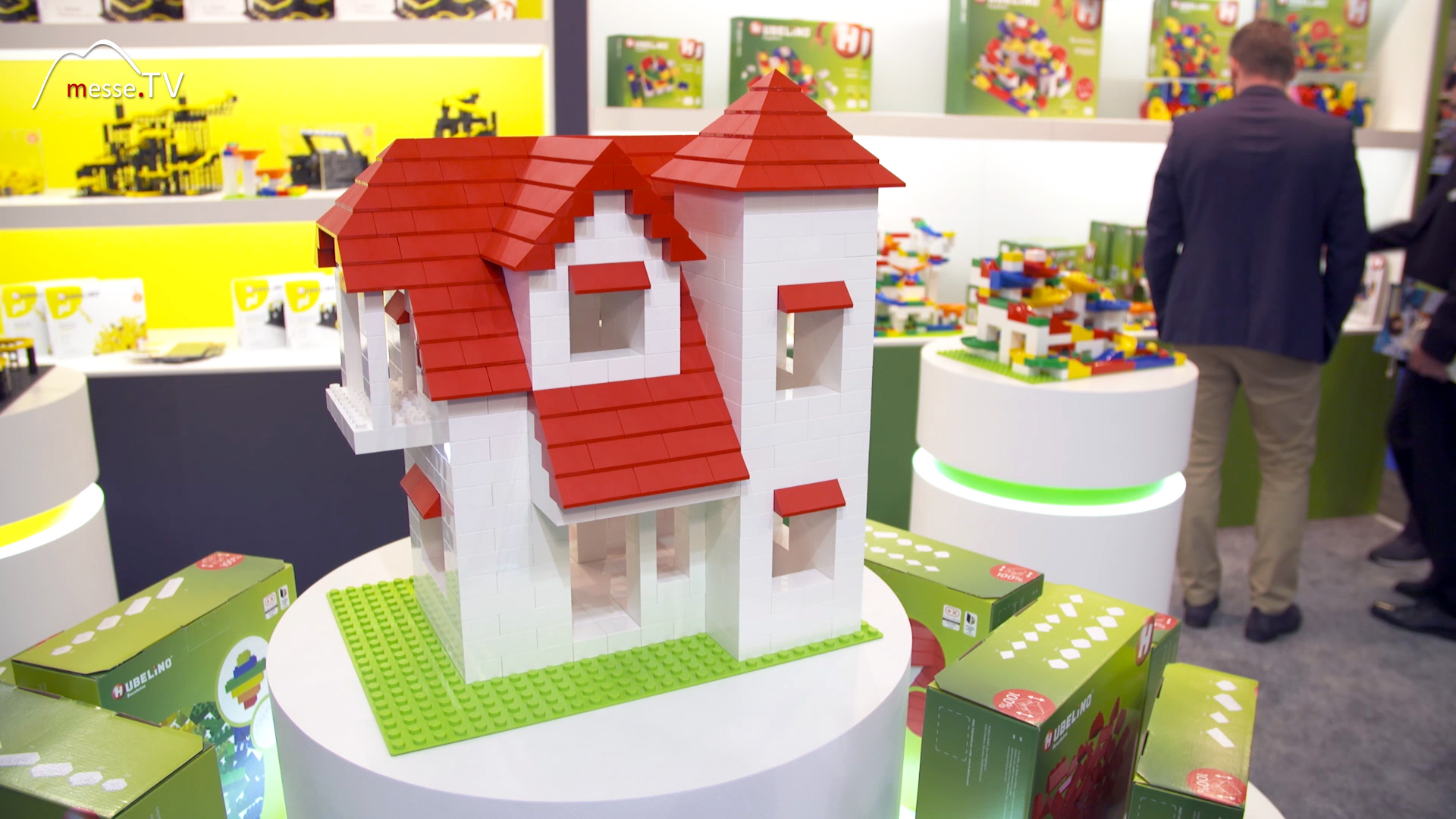 Hubelino Haus Bausteine Spielwarenmesse 2020 Nürnbergmesse